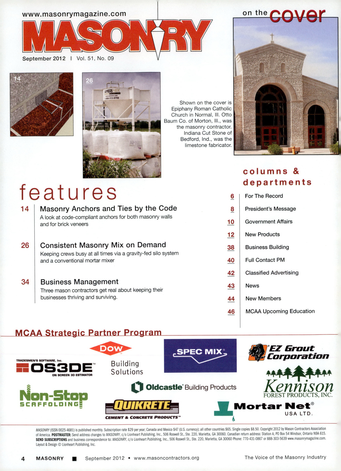 Masonry Magazine September 2012 Page. 6