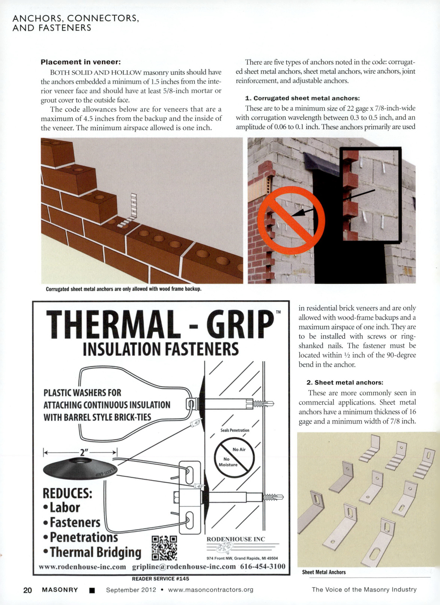 Masonry Magazine September 2012 Page. 22