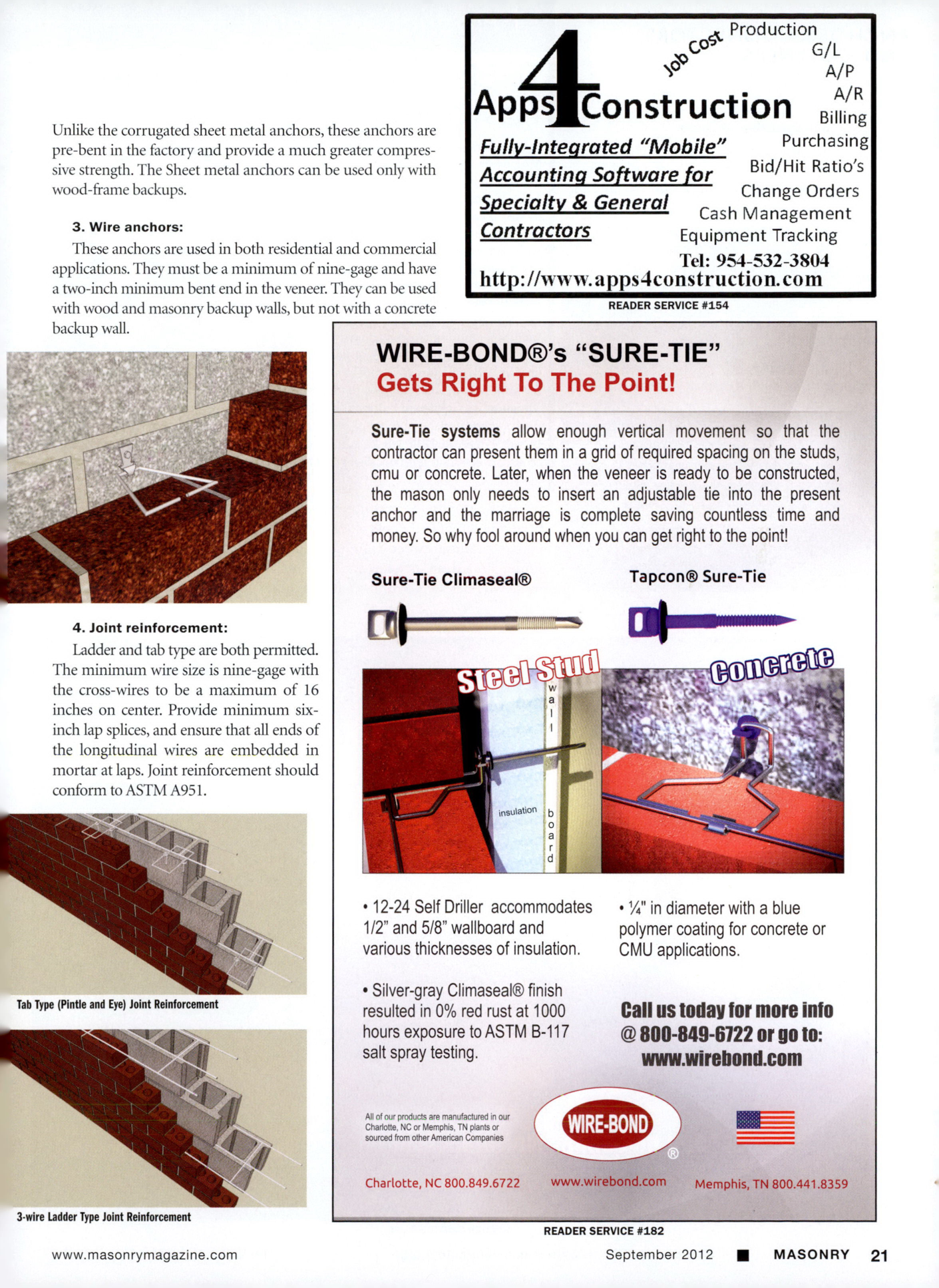 Masonry Magazine September 2012 Page. 23