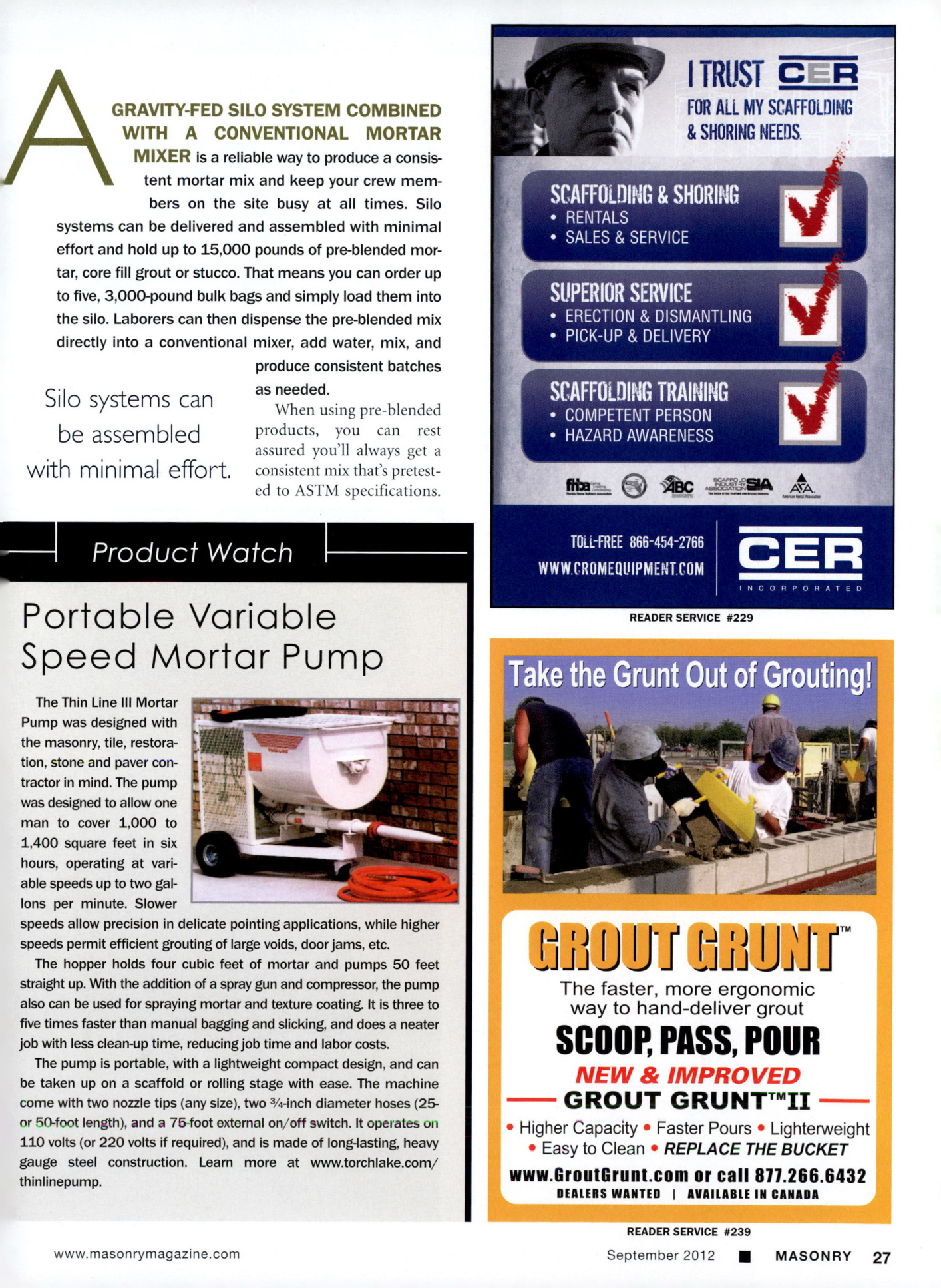 Masonry Magazine September 2012 Page. 29