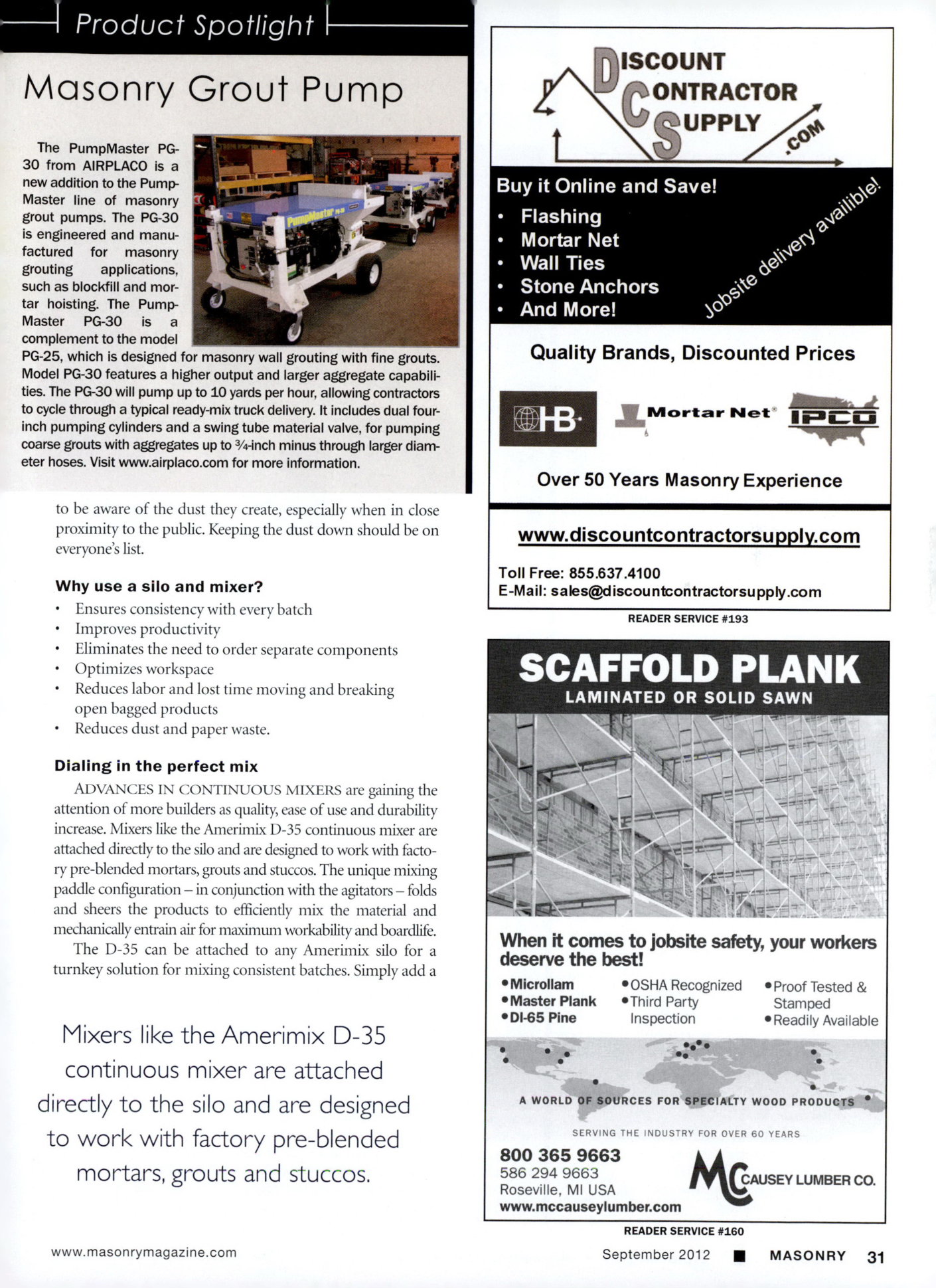 Masonry Magazine September 2012 Page. 33