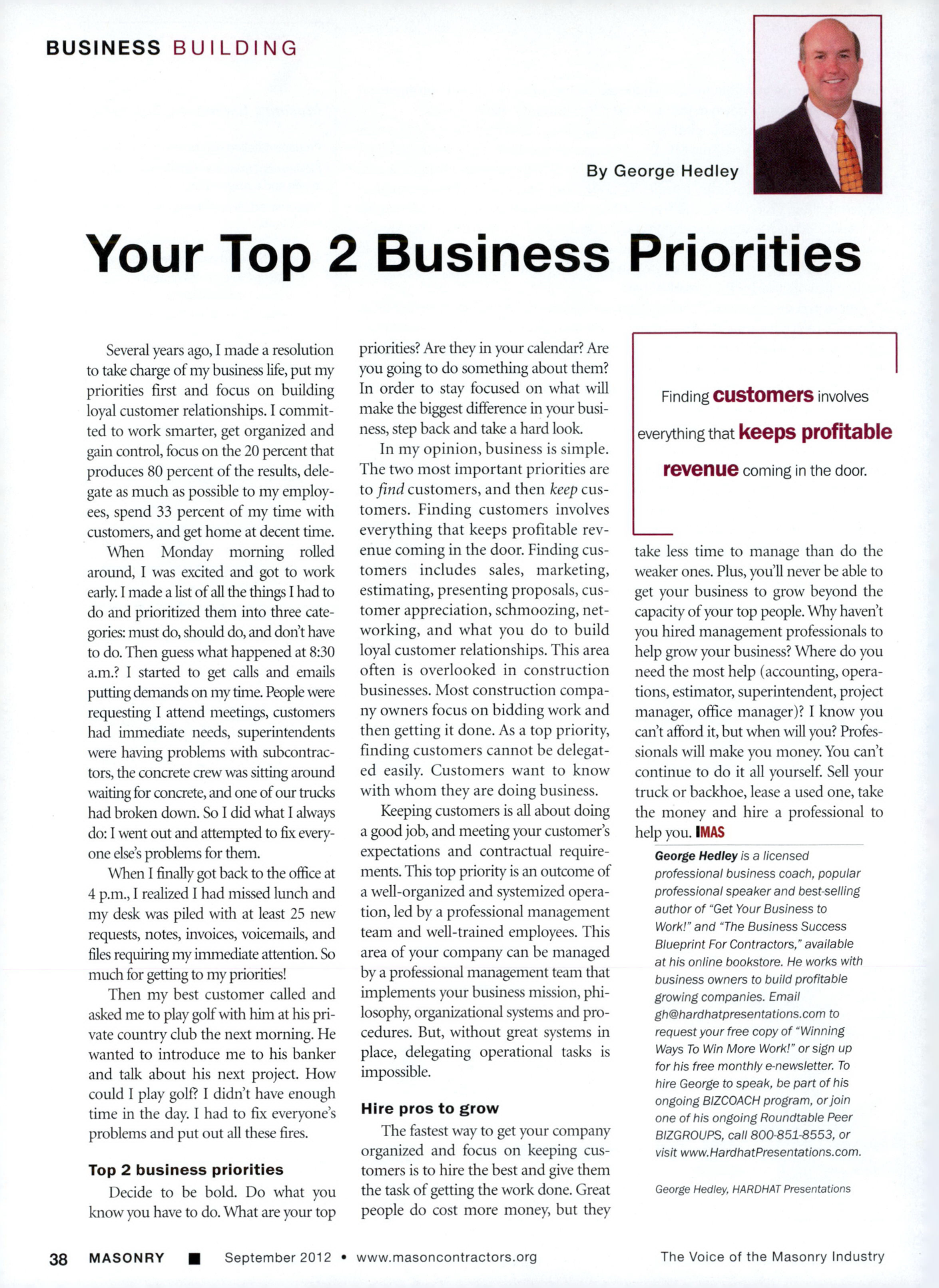 Masonry Magazine September 2012 Page. 40