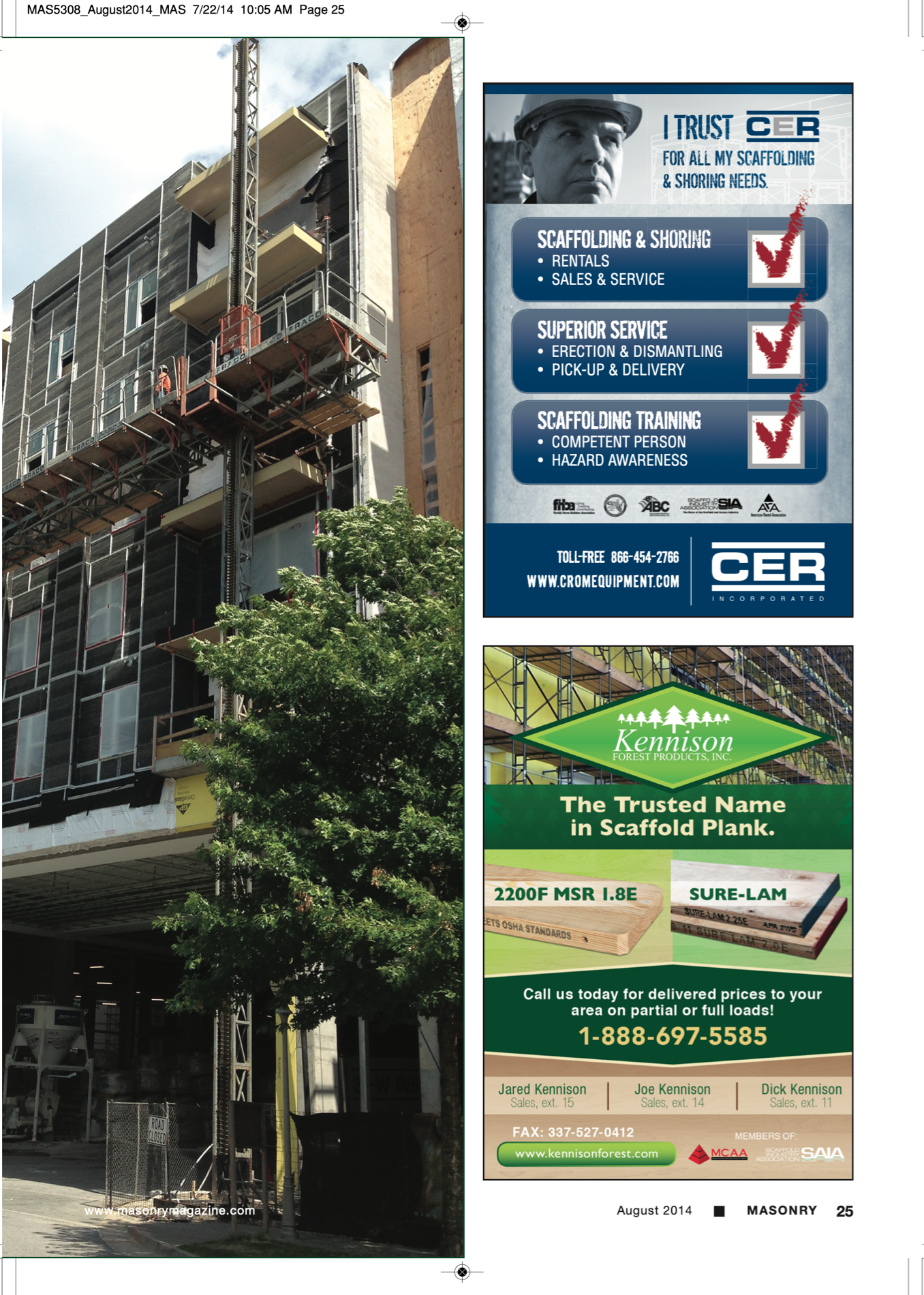 Masonry Magazine August 2014 Page. 27