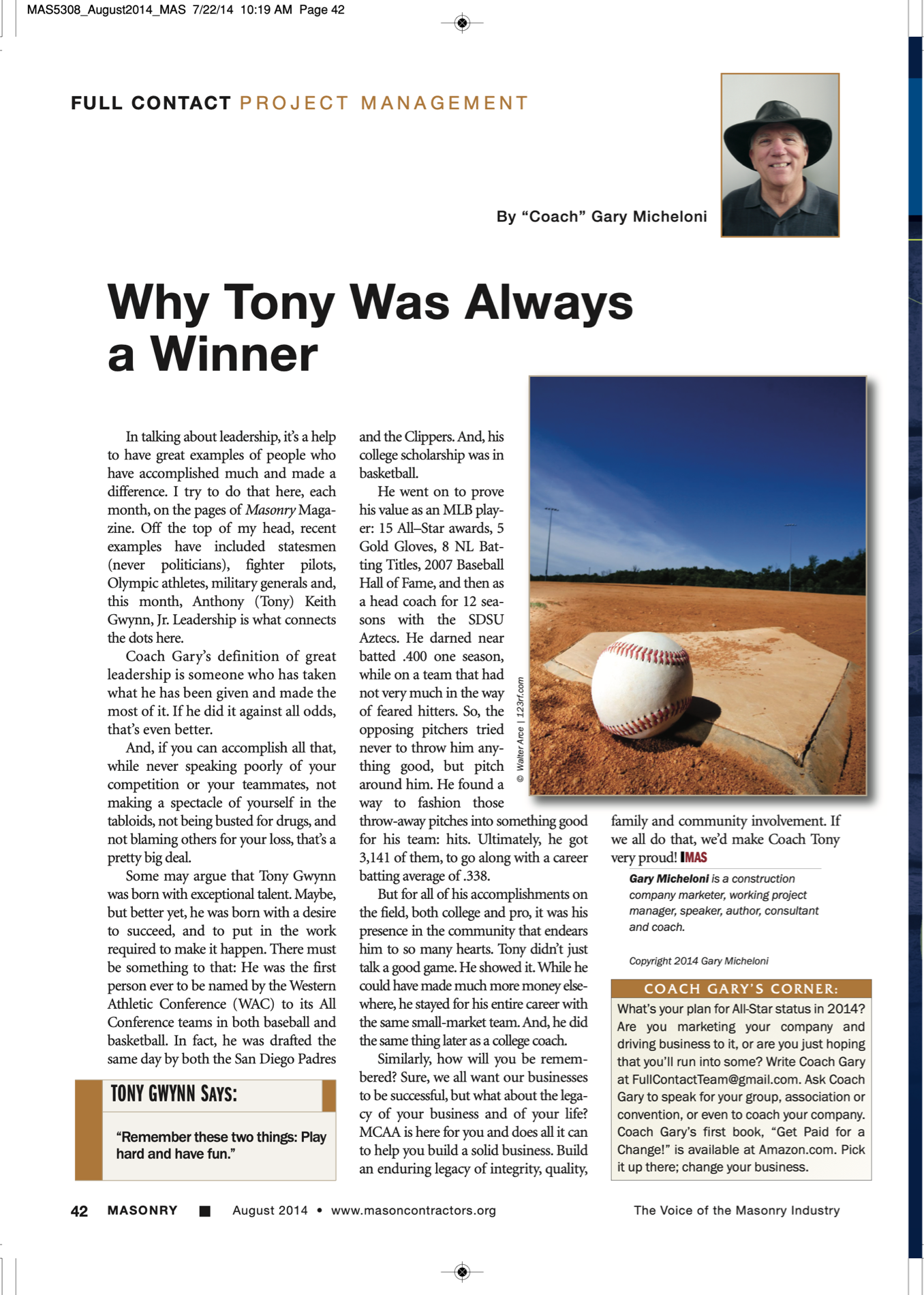 Masonry Magazine August 2014 Page. 44