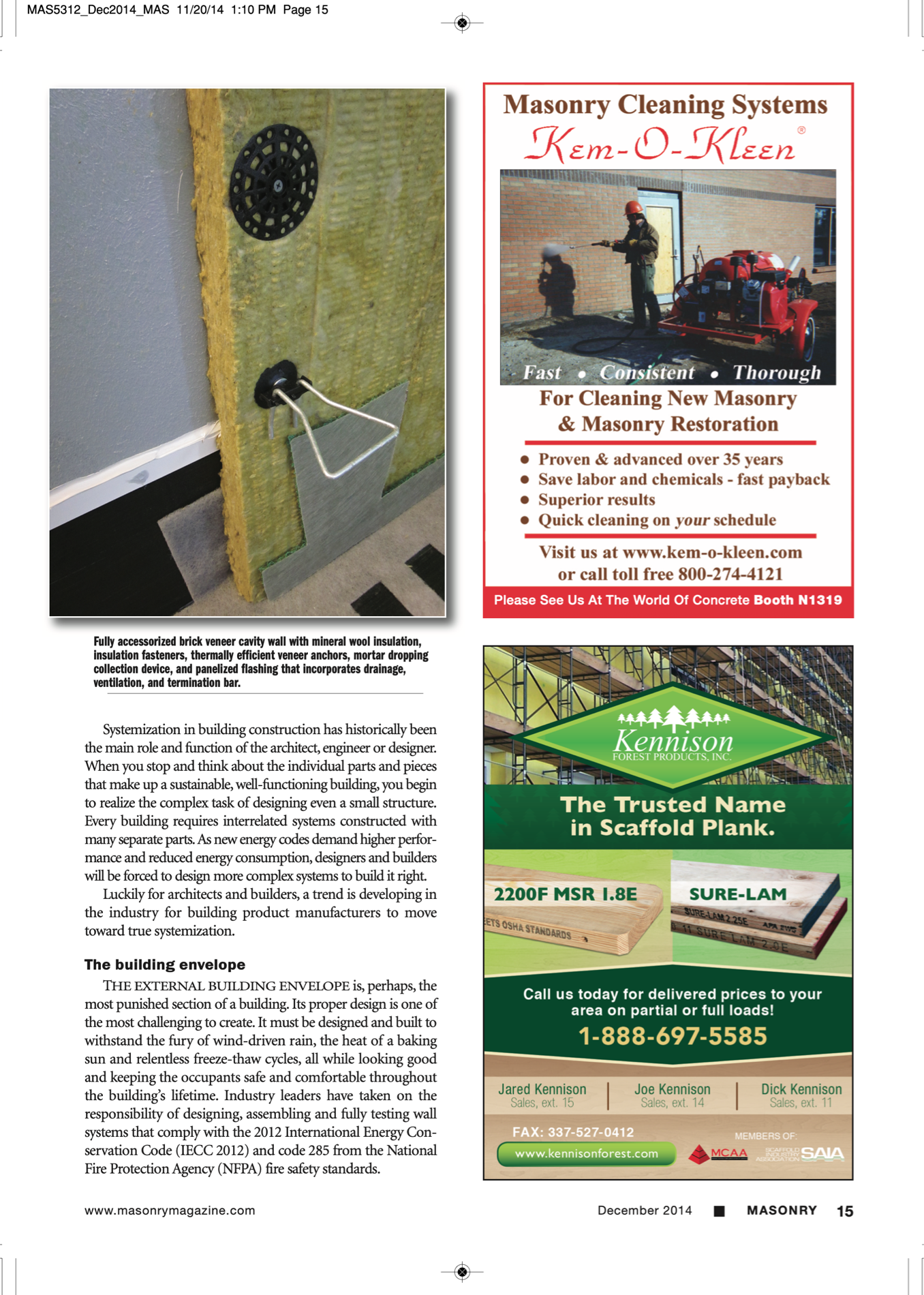 Masonry Magazine December 2014 Page. 17