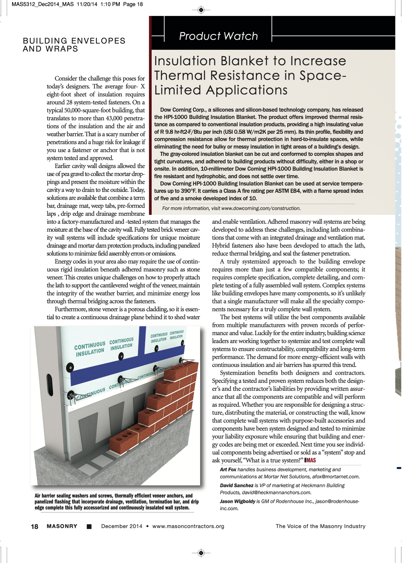 Masonry Magazine December 2014 Page. 20