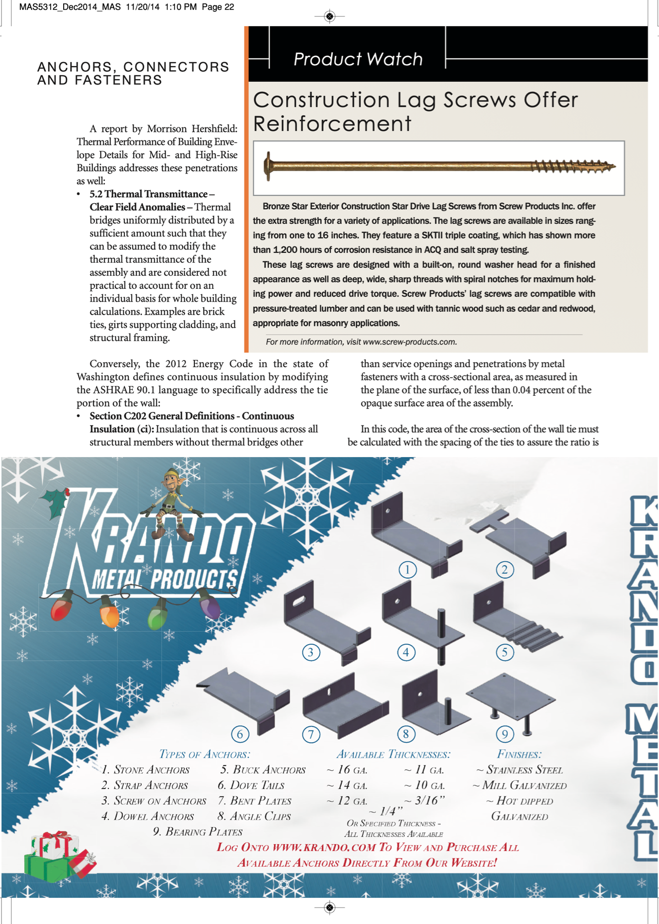 Masonry Magazine December 2014 Page. 24