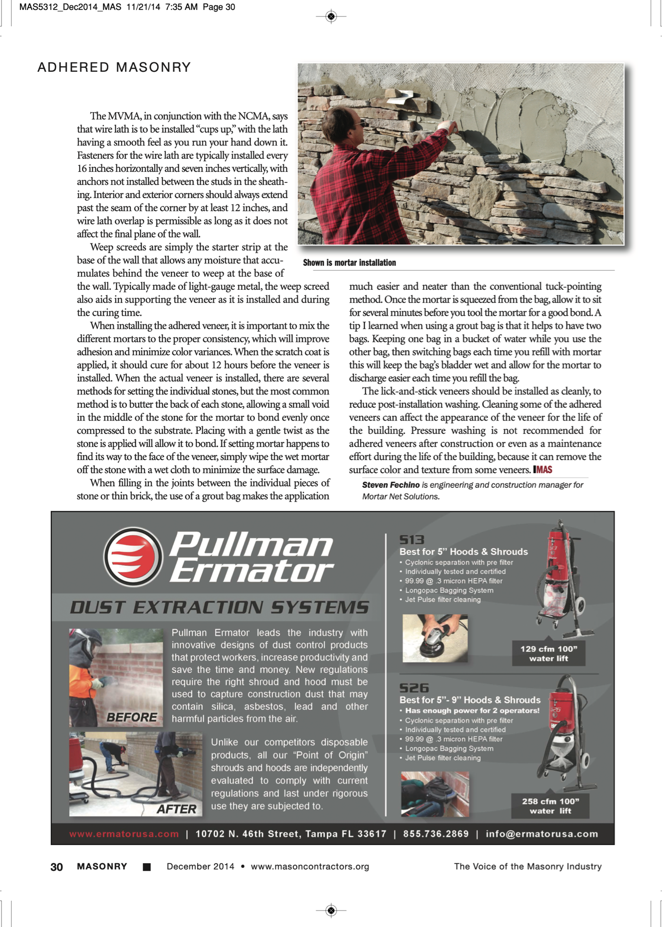 Masonry Magazine December 2014 Page. 32