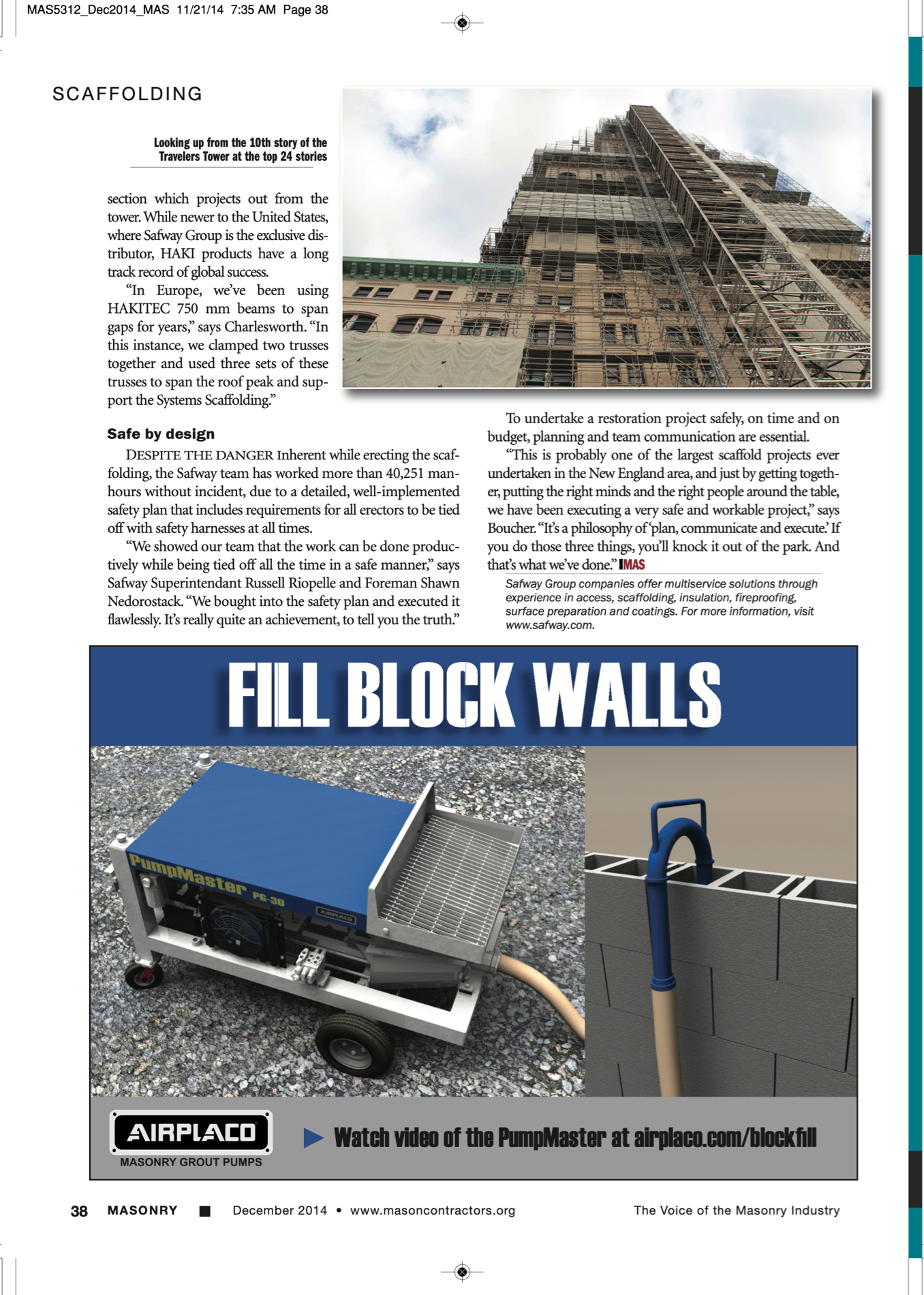 Masonry Magazine December 2014 Page. 40