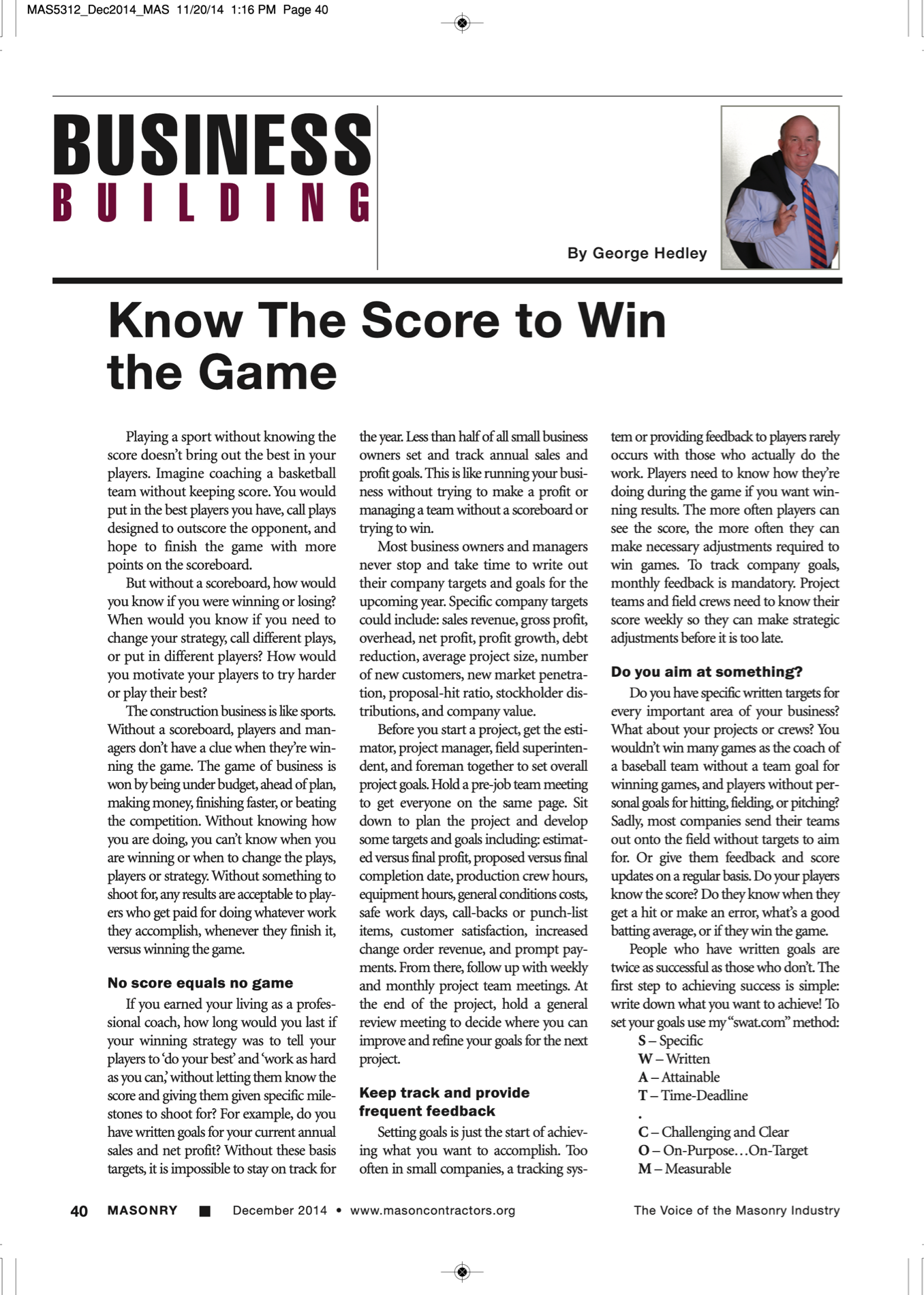 Masonry Magazine December 2014 Page. 42