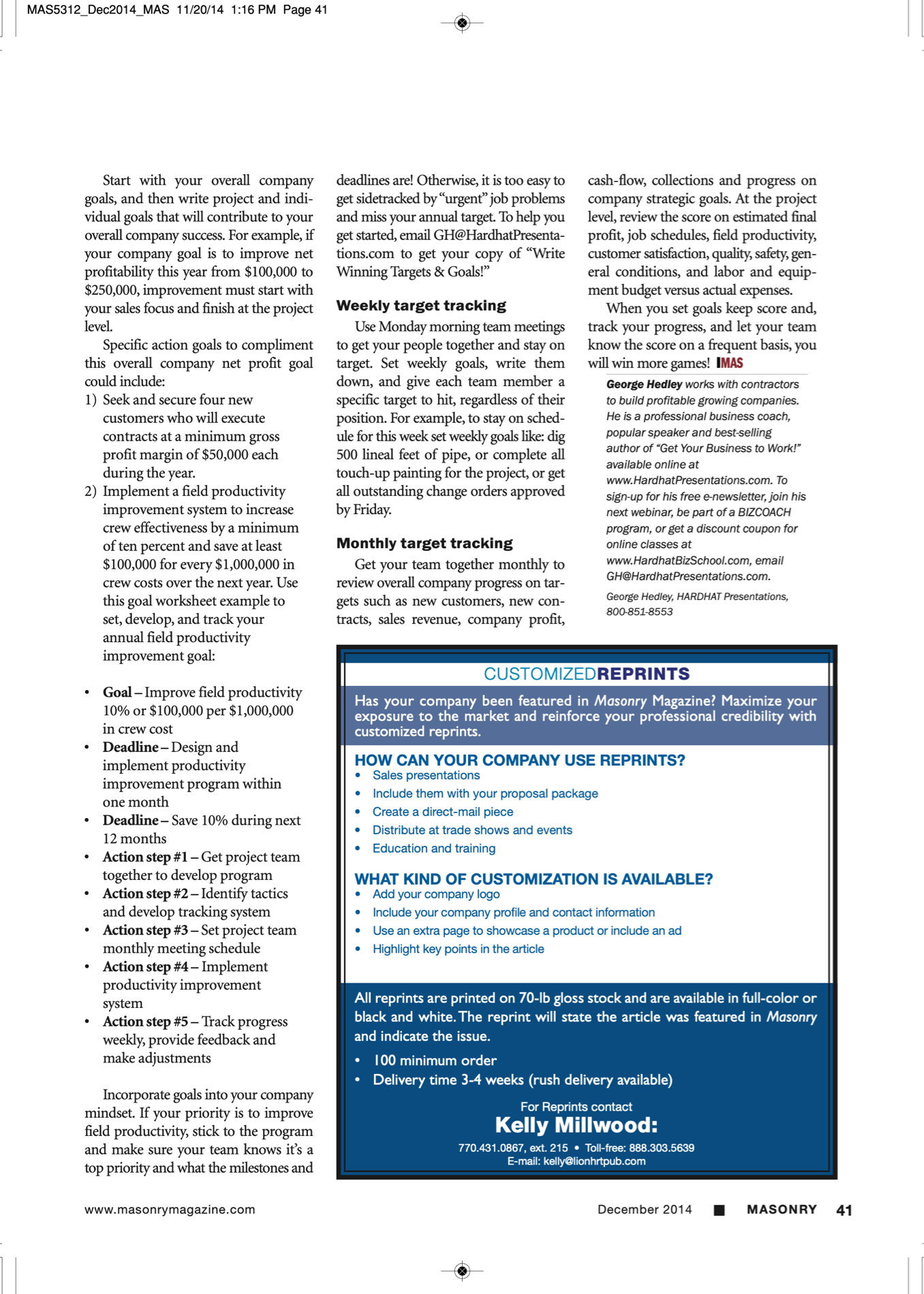 Masonry Magazine December 2014 Page. 43