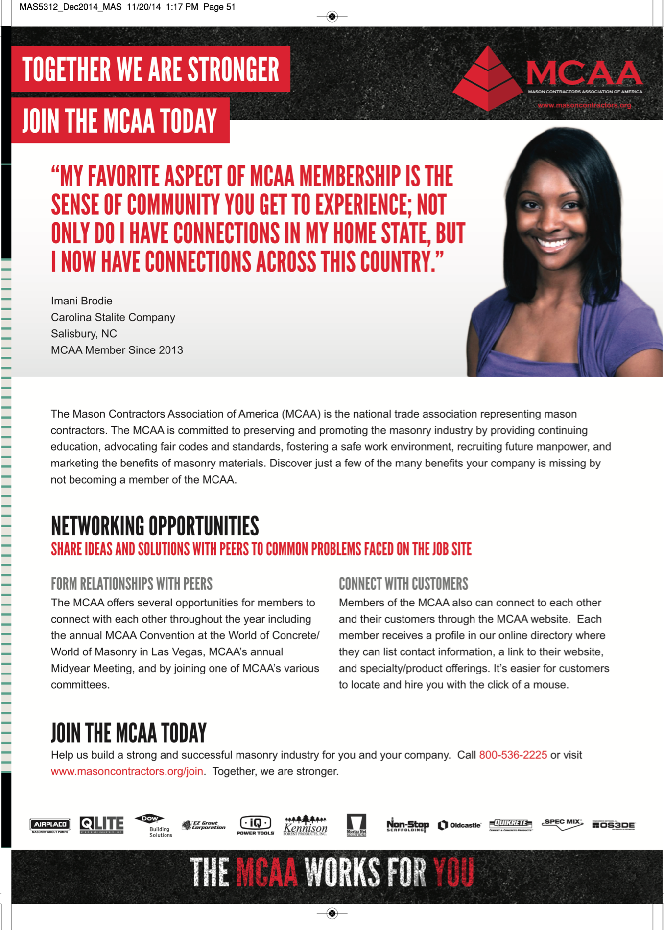 Masonry Magazine December 2014 Page. 53