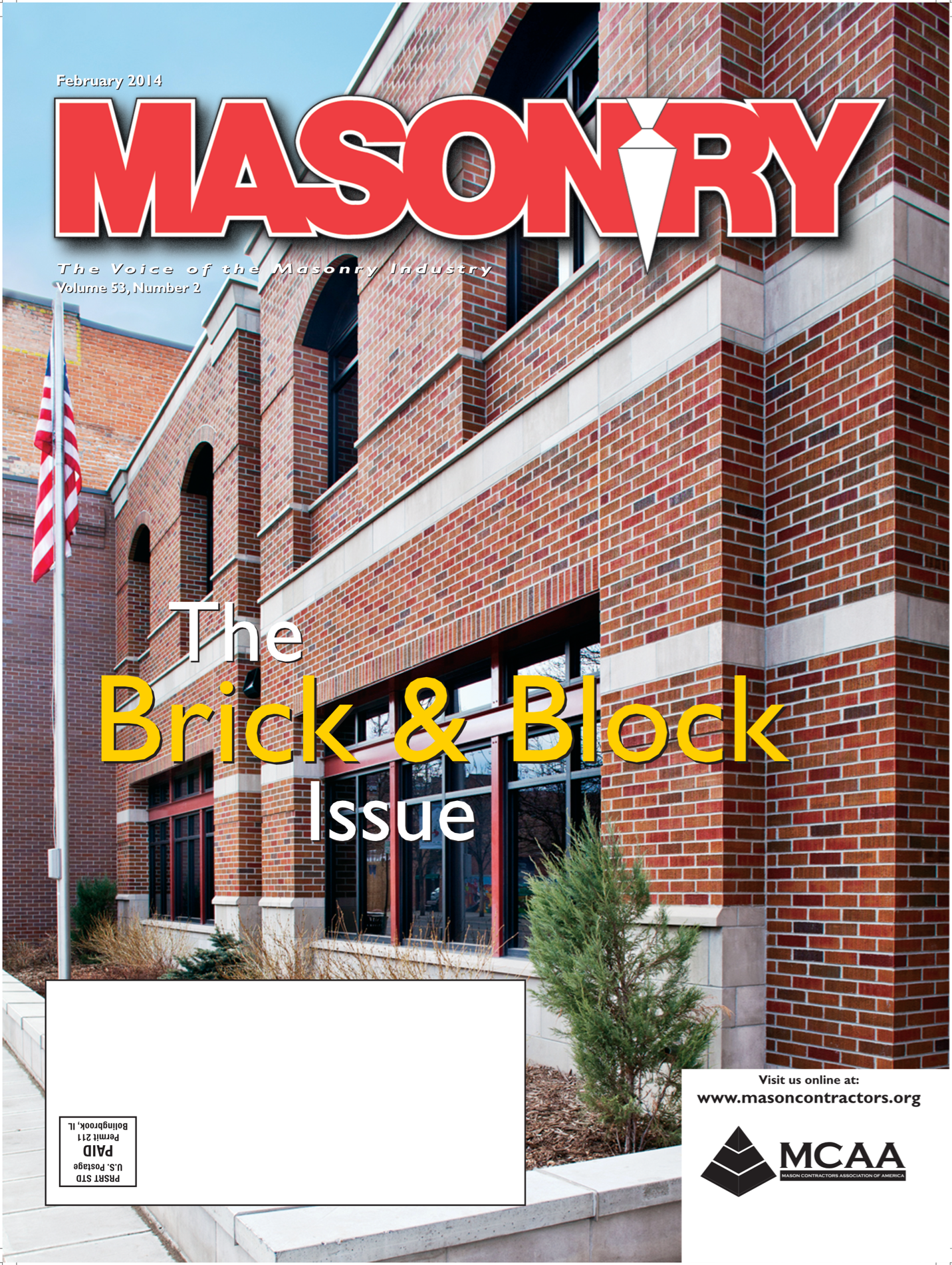Masonry Magazine February 2014 Page. 1