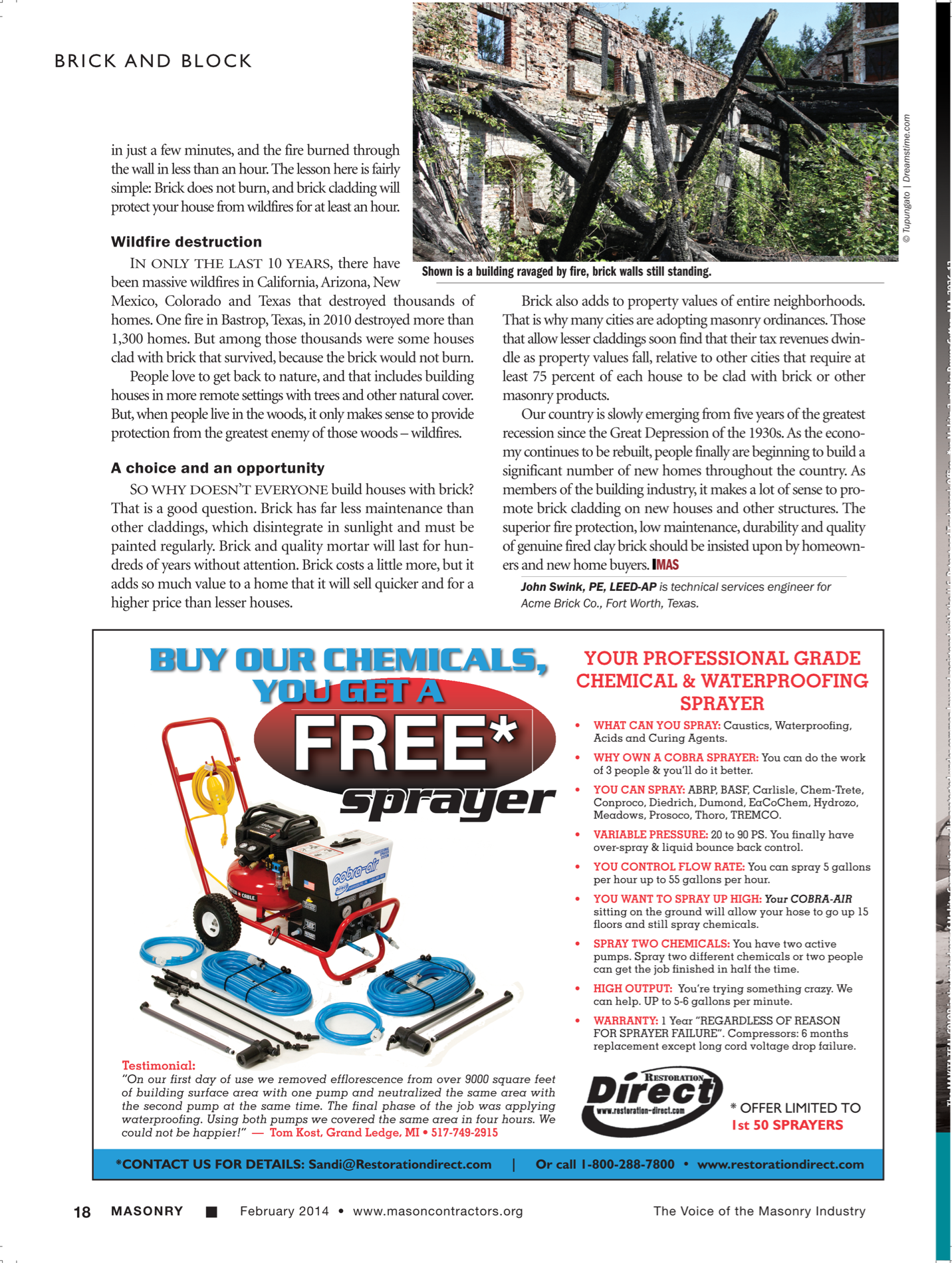 Masonry Magazine February 2014 Page. 20