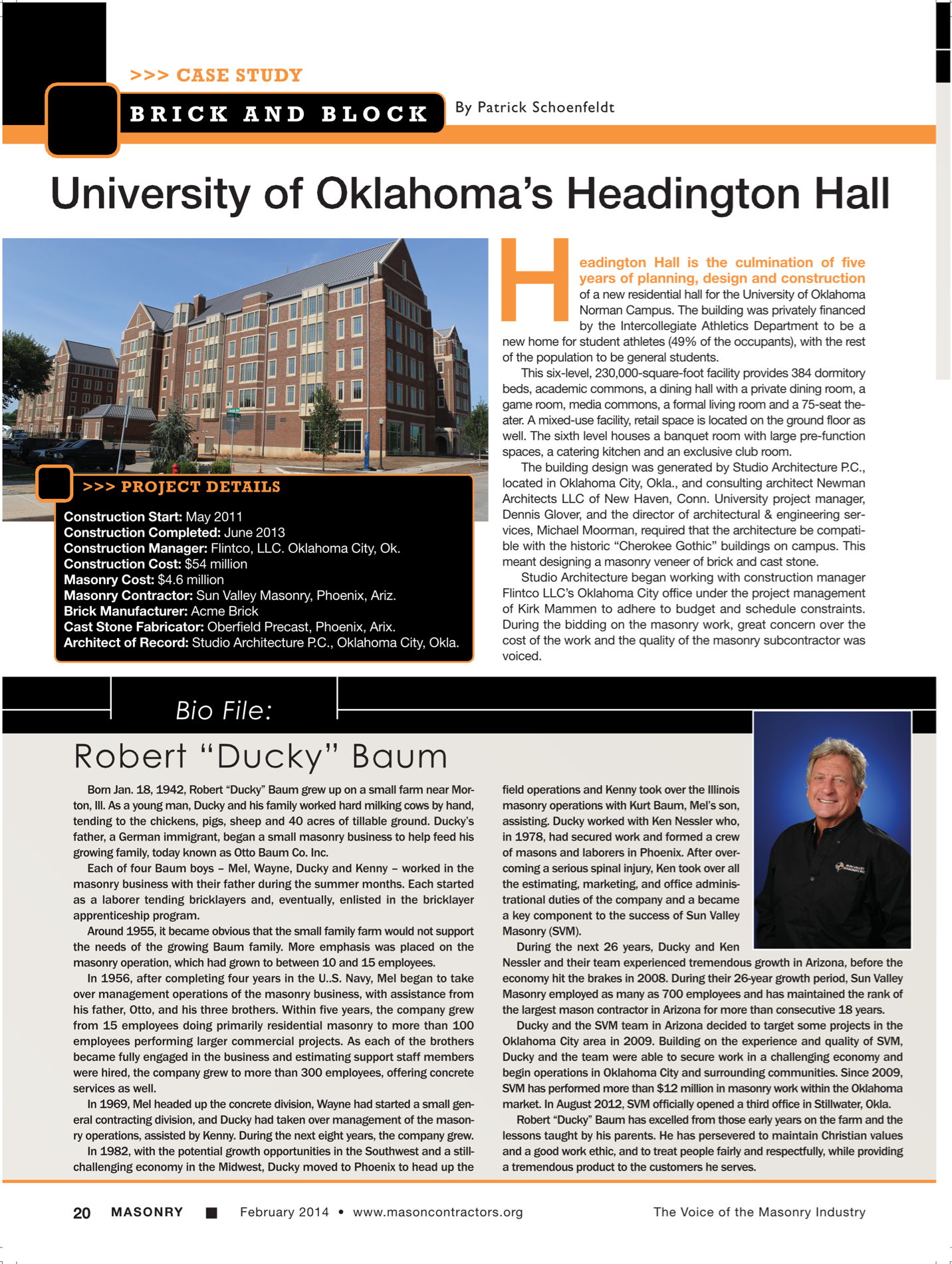 Masonry Magazine February 2014 Page. 22