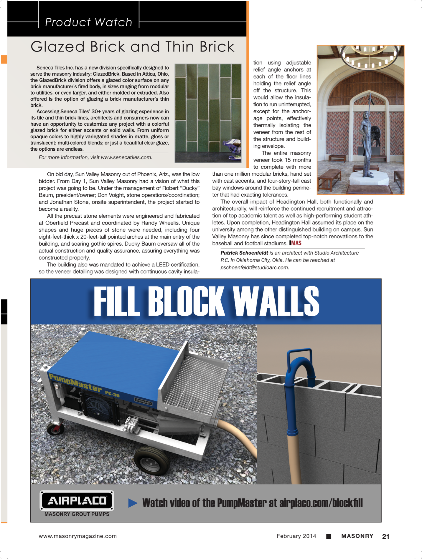 Masonry Magazine February 2014 Page. 23