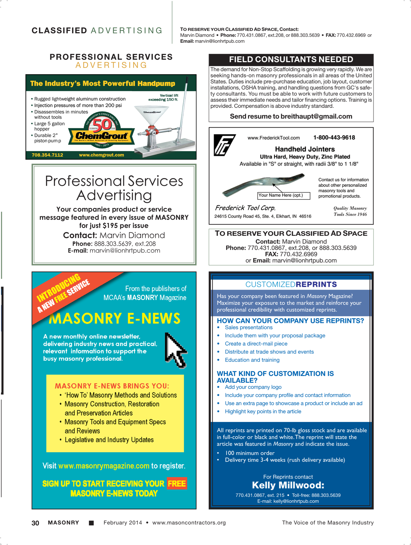Masonry Magazine February 2014 Page. 32