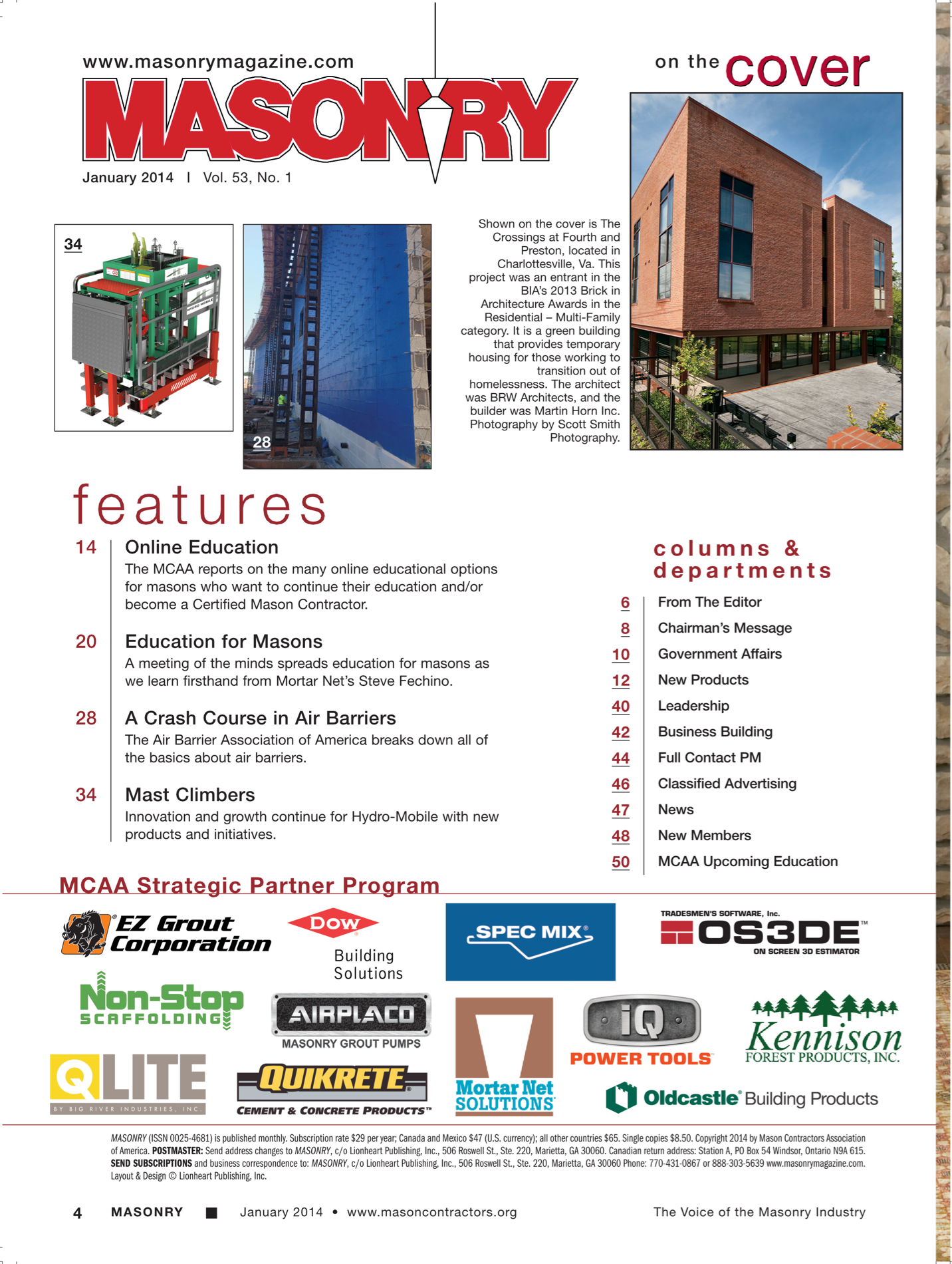 Masonry Magazine January 2014 Page. 6