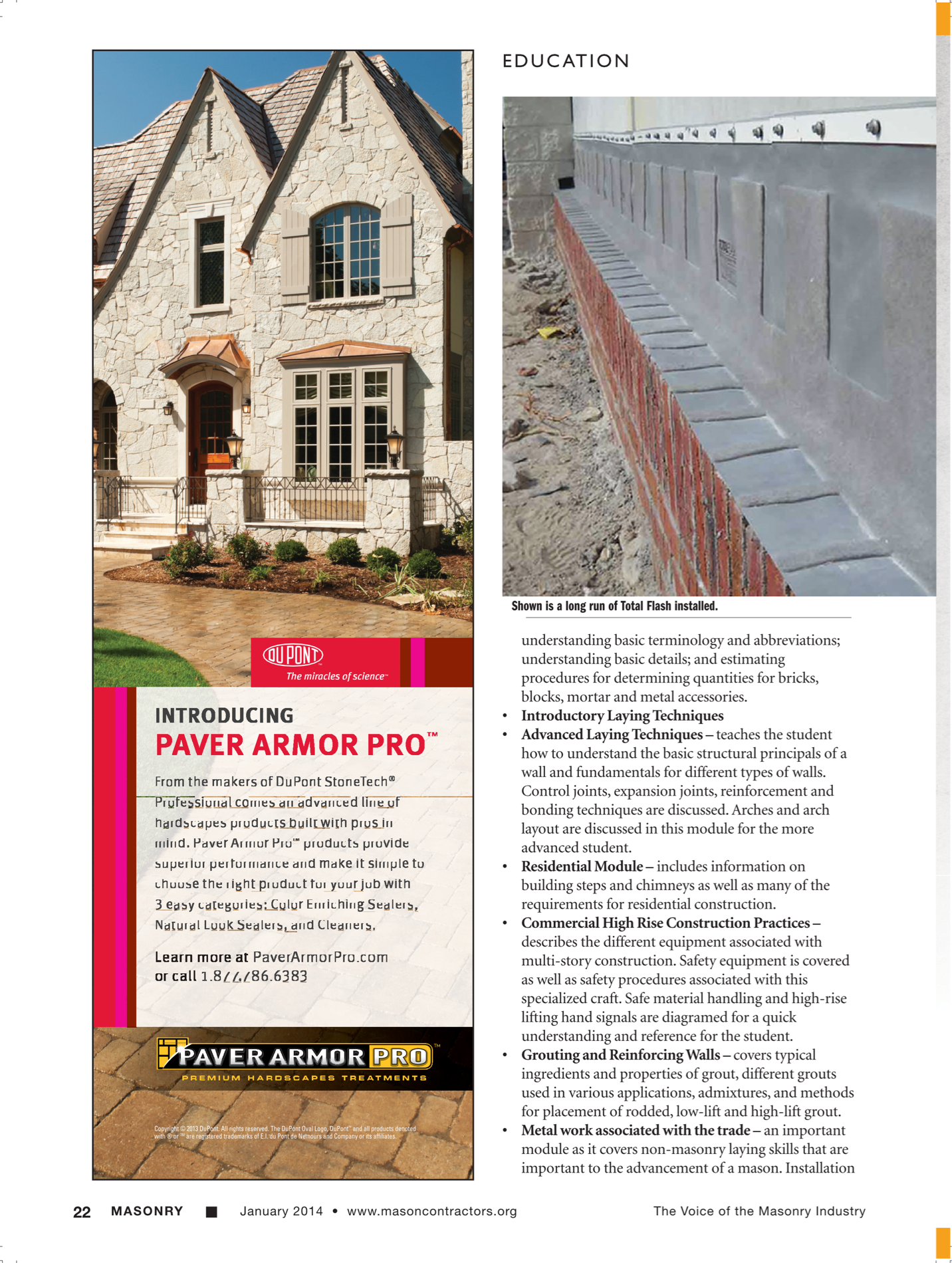Masonry Magazine January 2014 Page. 24