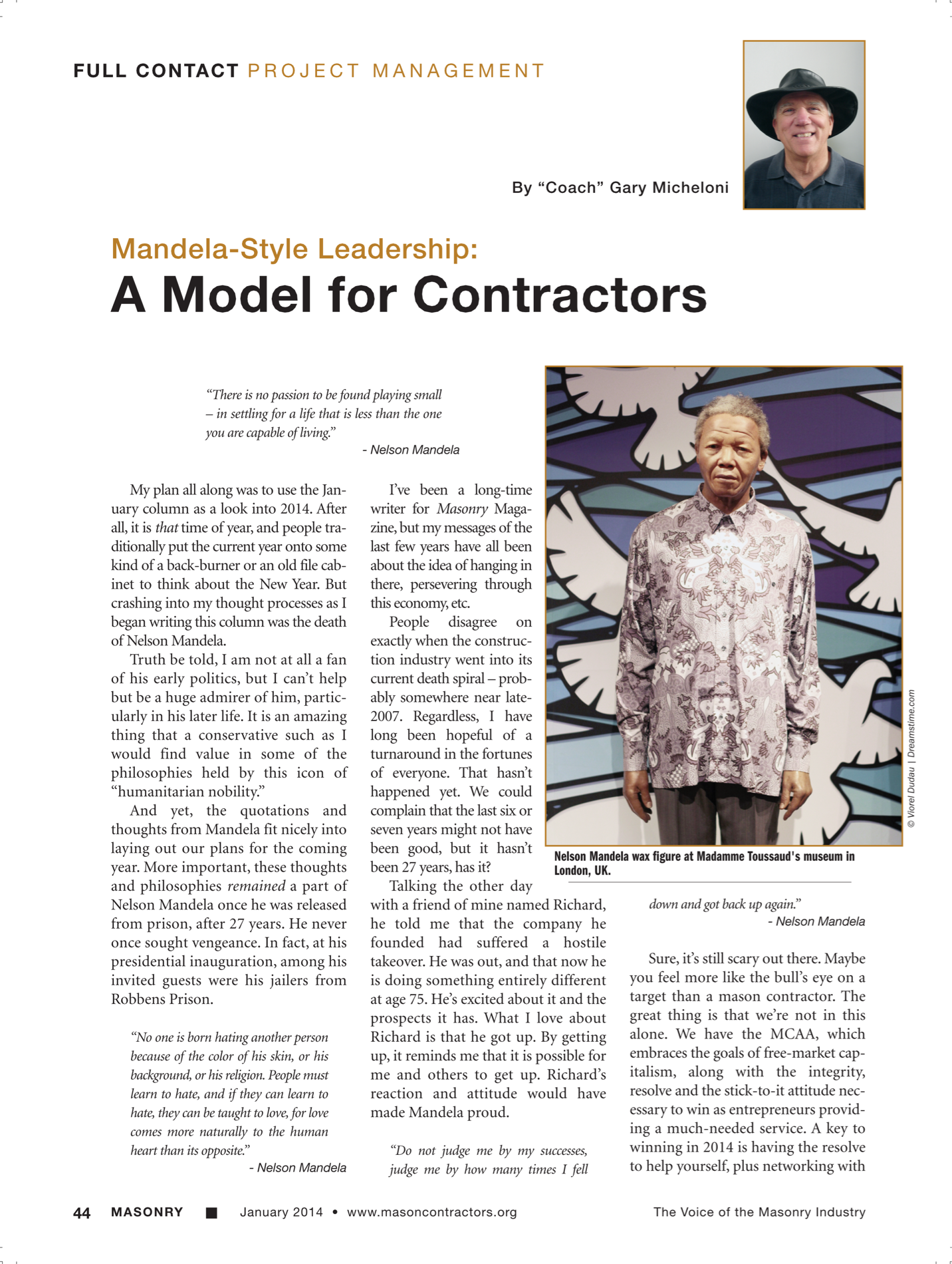 Masonry Magazine January 2014 Page. 46