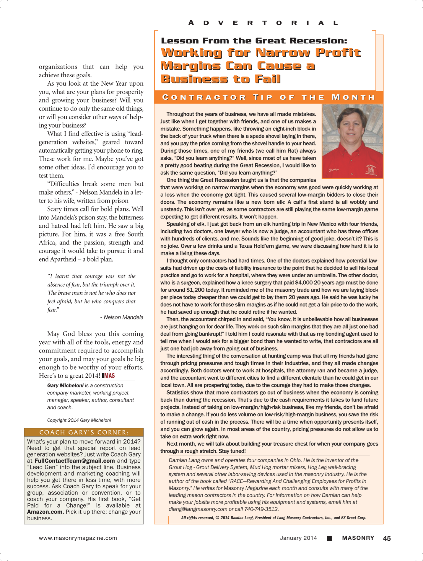 Masonry Magazine January 2014 Page. 47