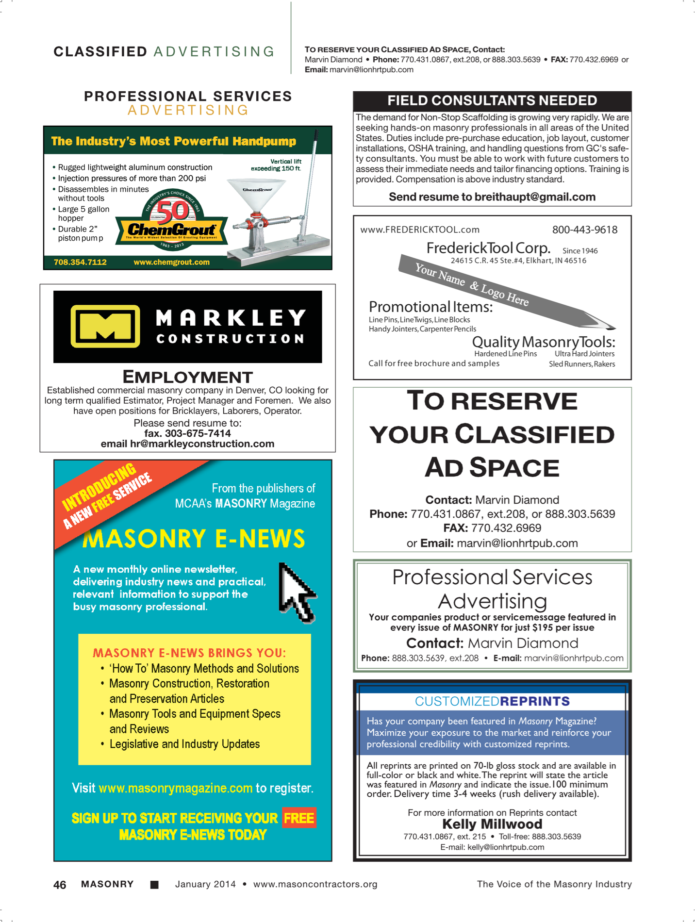 Masonry Magazine January 2014 Page. 48