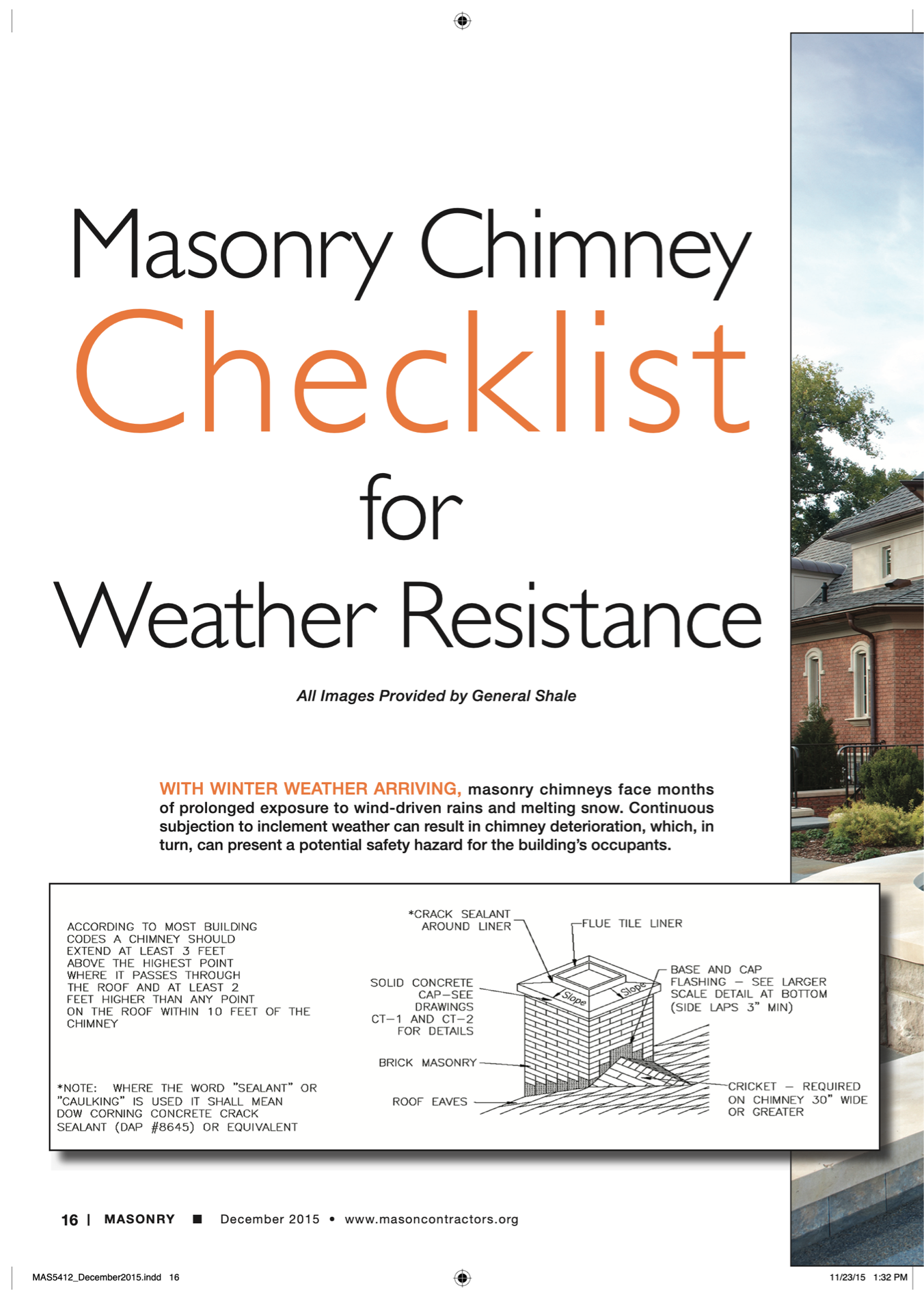 Masonry Magazine December 2015 Page. 18
