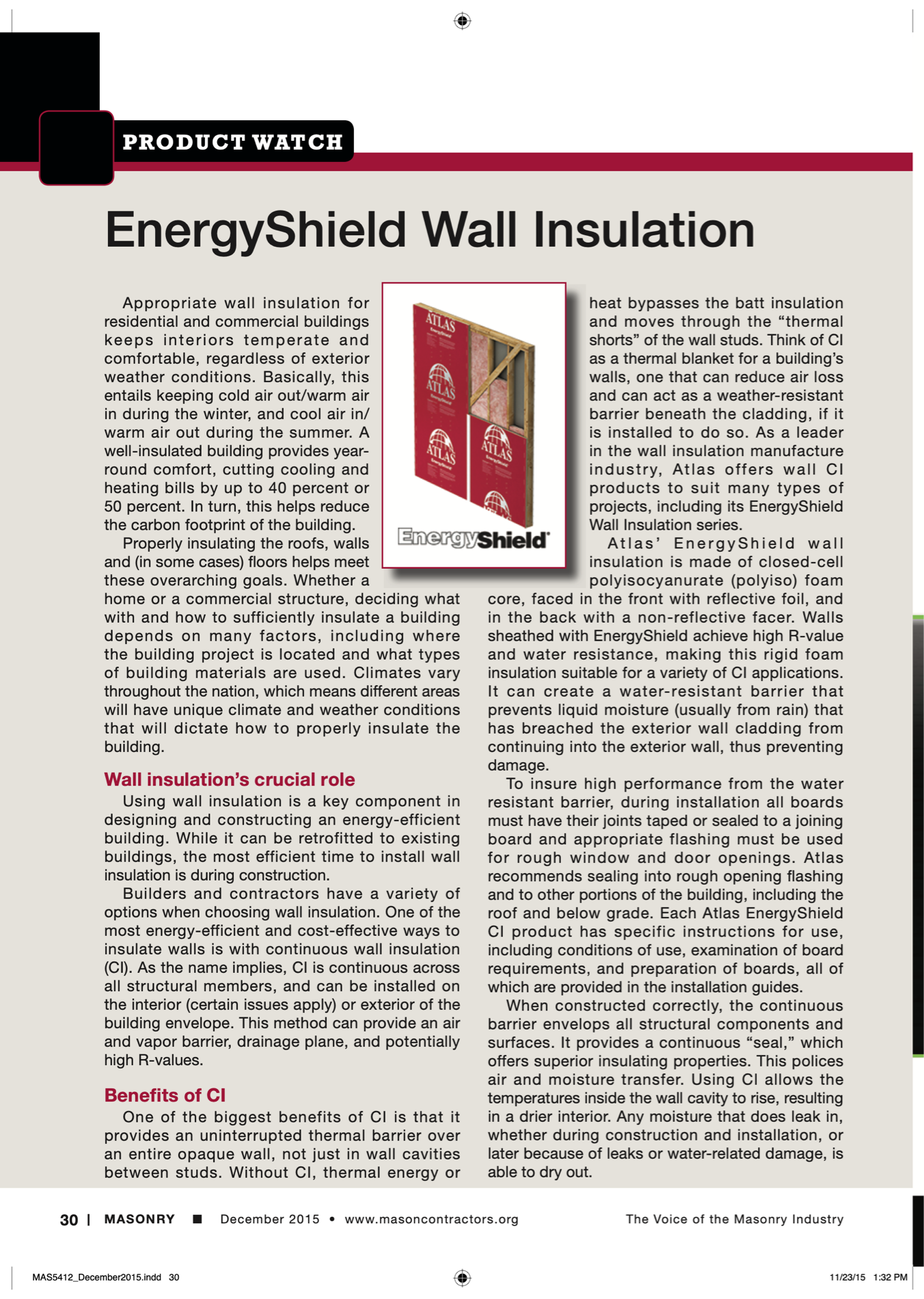 Masonry Magazine December 2015 Page. 32