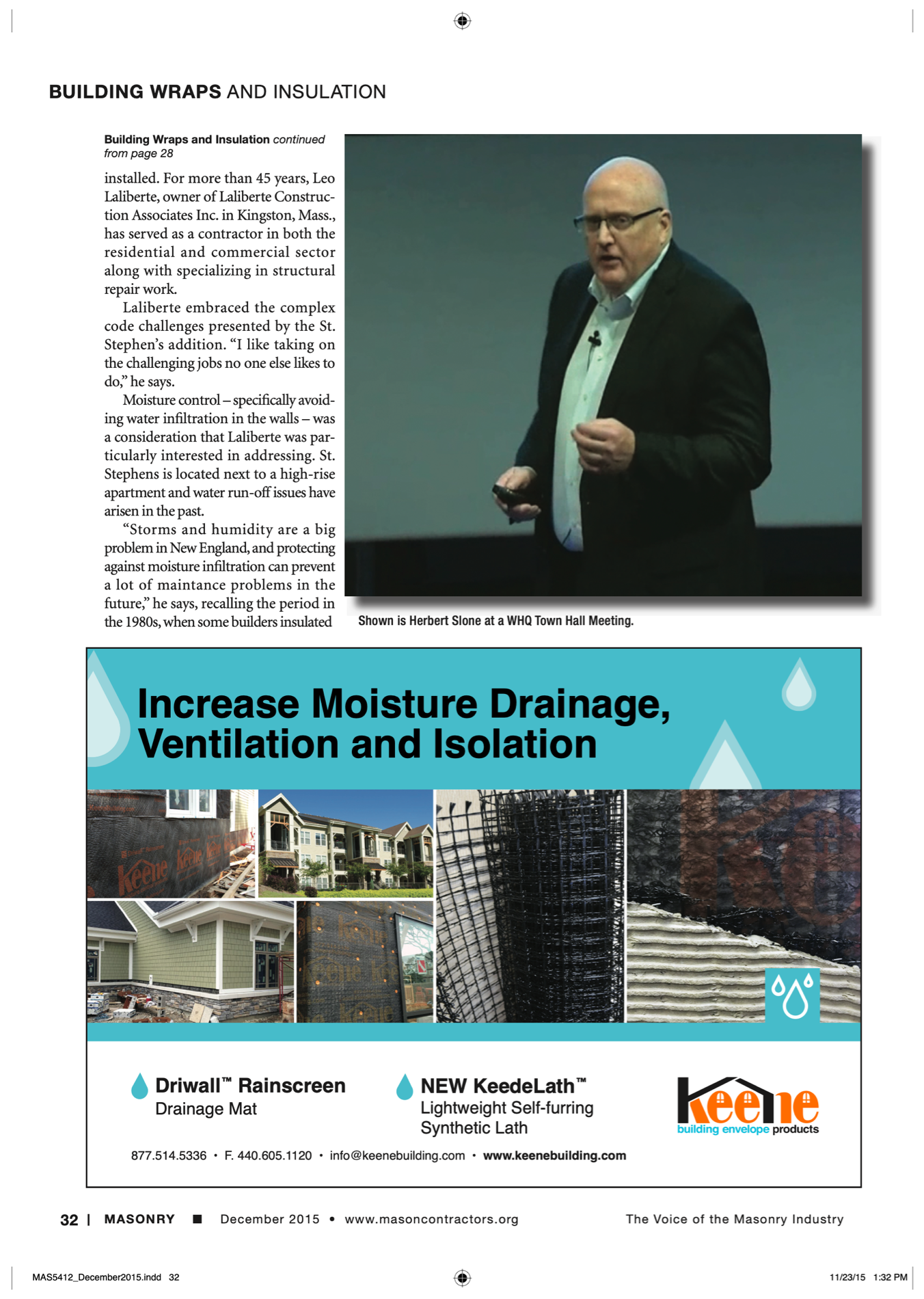 Masonry Magazine December 2015 Page. 34