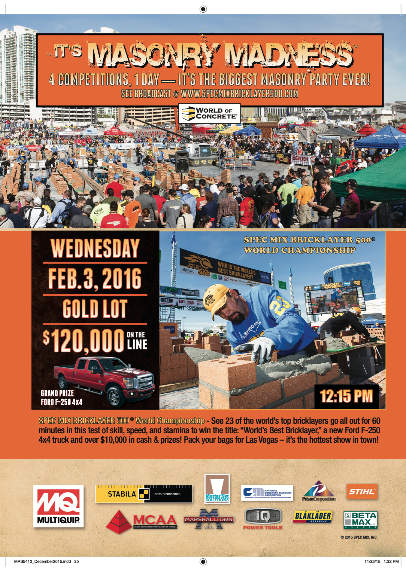 Masonry Magazine December 2015 Page. 37