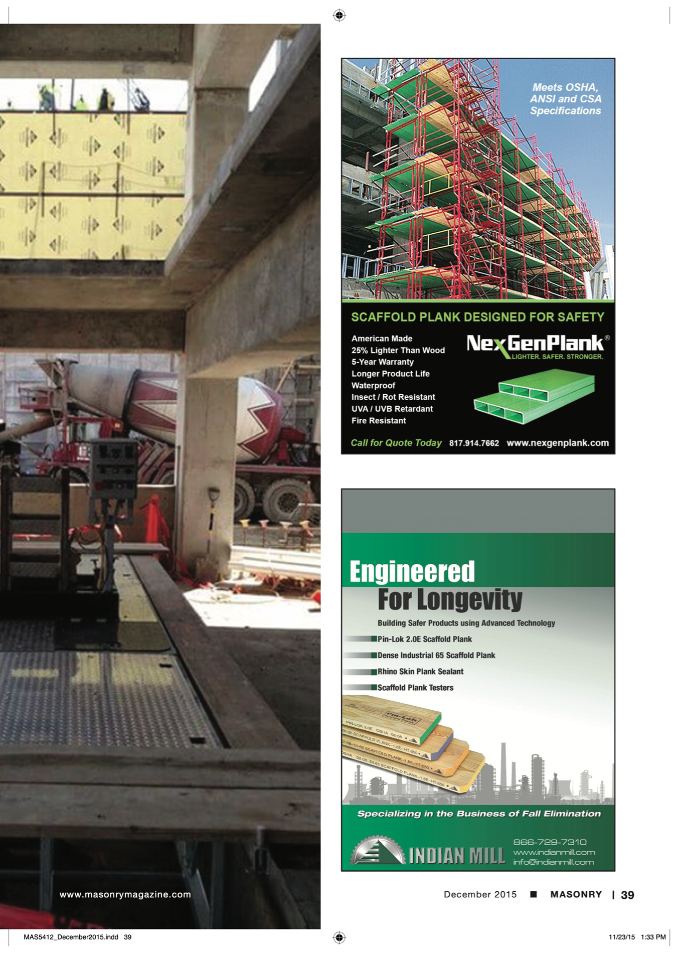 Masonry Magazine December 2015 Page. 41