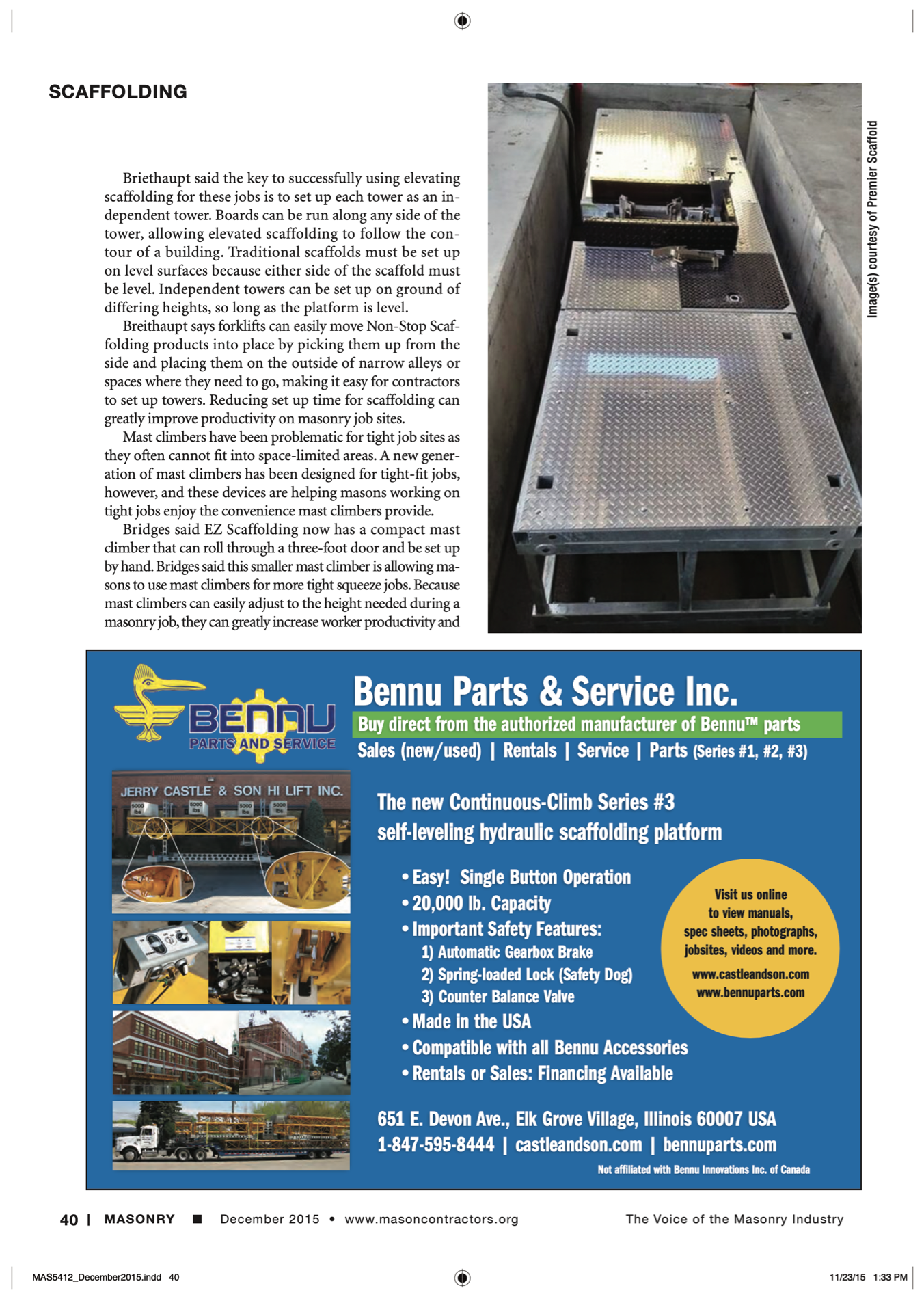 Masonry Magazine December 2015 Page. 42