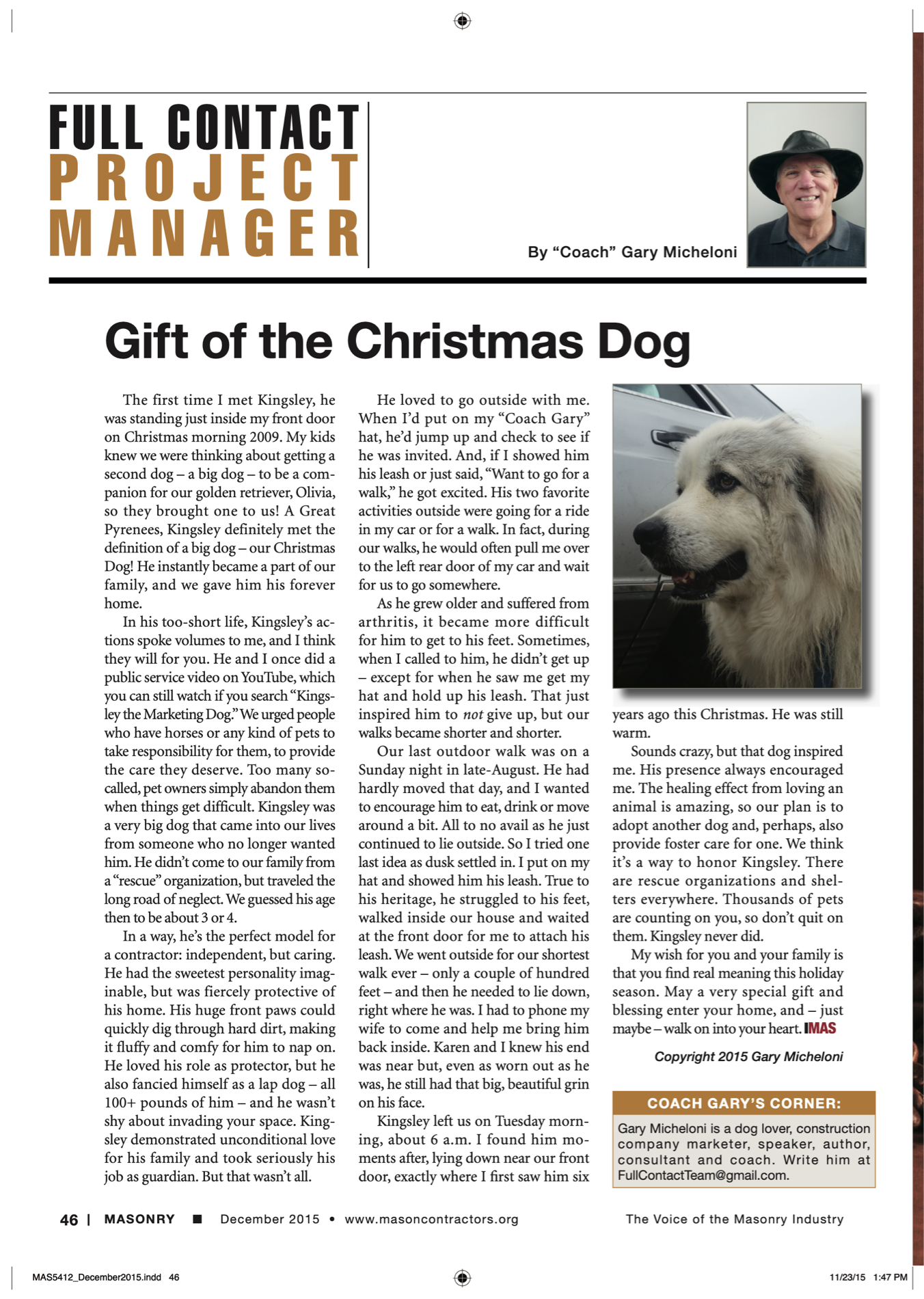 Masonry Magazine December 2015 Page. 48