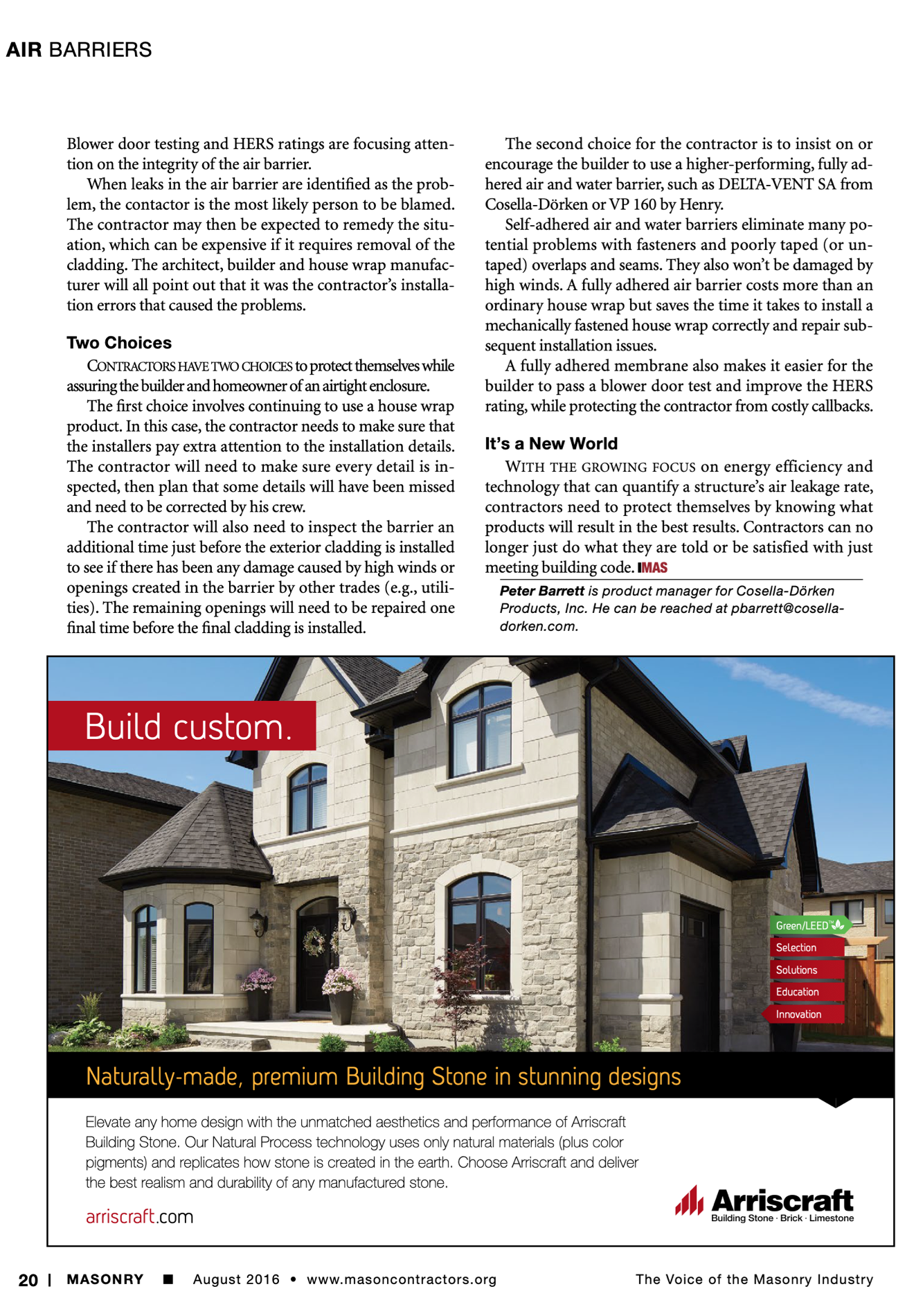 Masonry Magazine August 2016 Page. 22