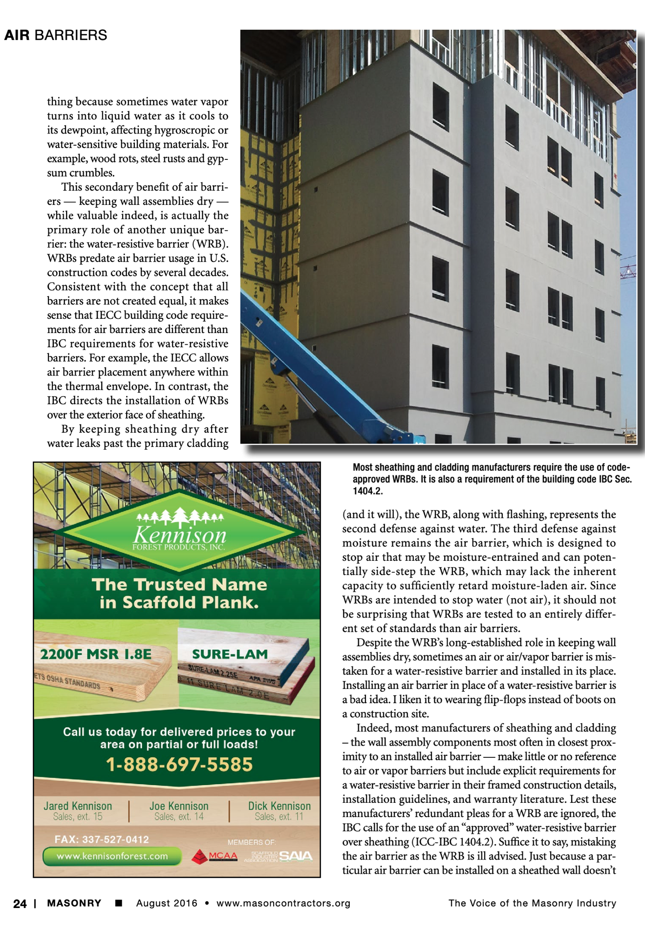 Masonry Magazine August 2016 Page. 26