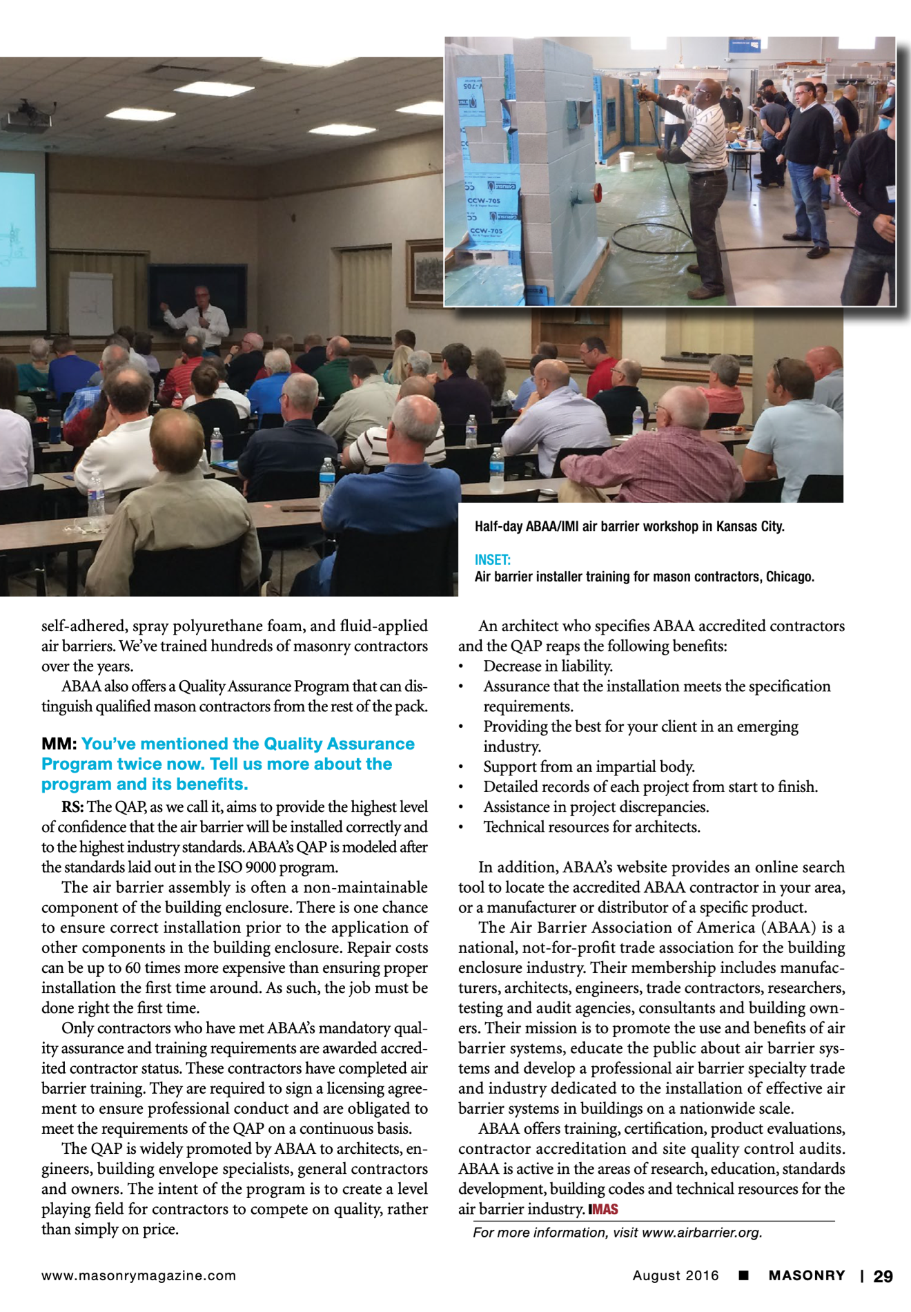 Masonry Magazine August 2016 Page. 31