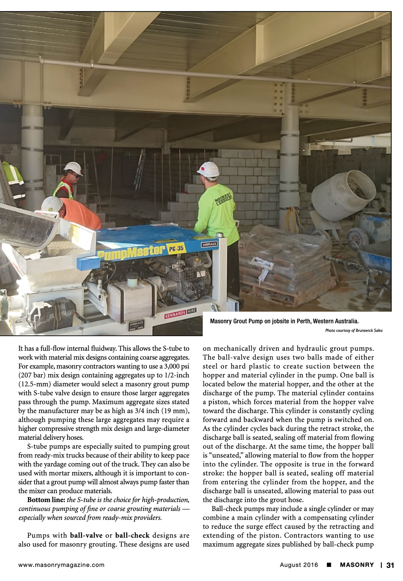 Masonry Magazine August 2016 Page. 33