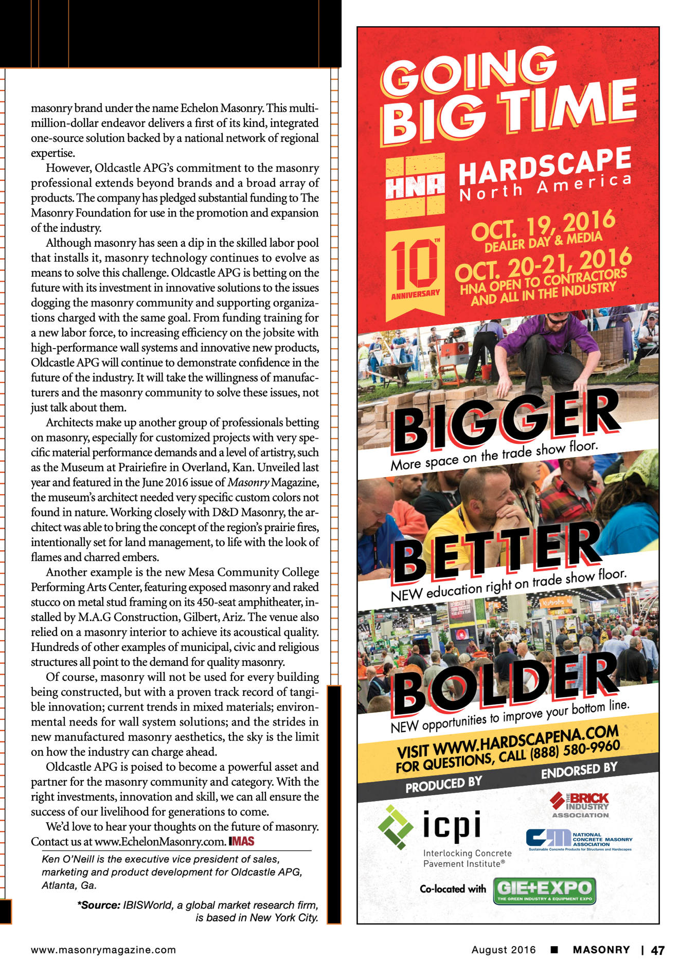 Masonry Magazine August 2016 Page. 49