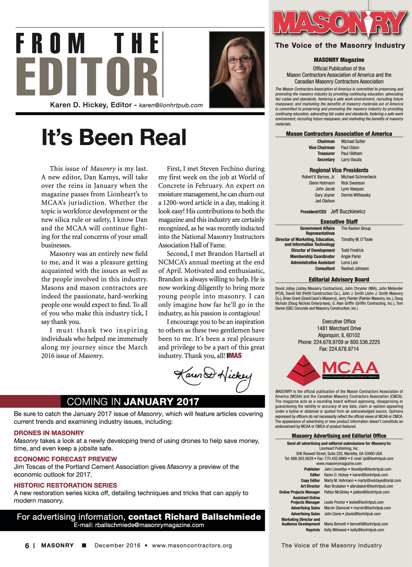 Masonry Magazine December 2016 Page. 8