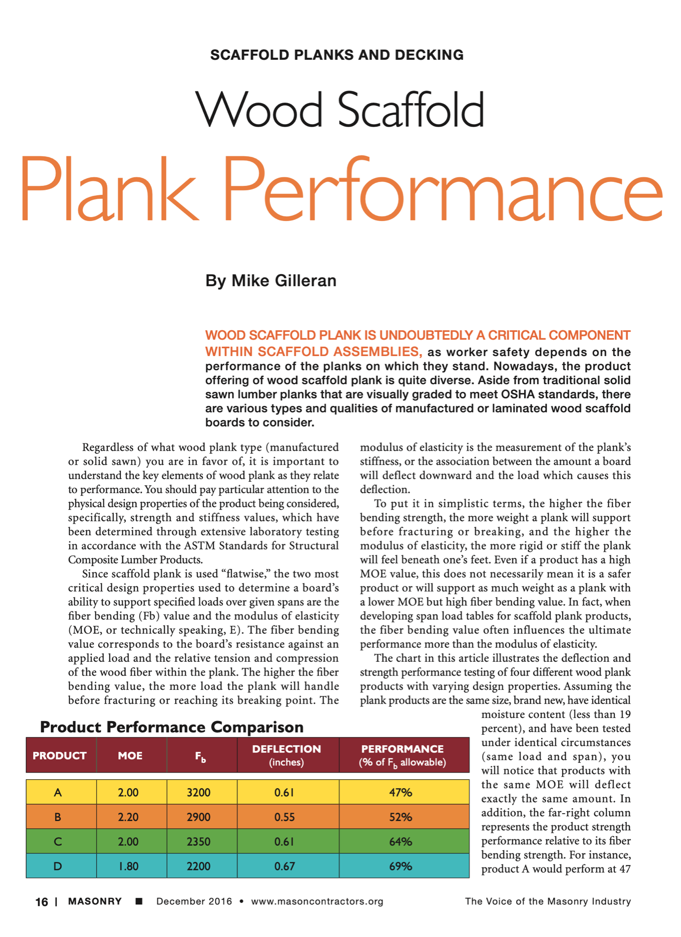 Masonry Magazine December 2016 Page. 19