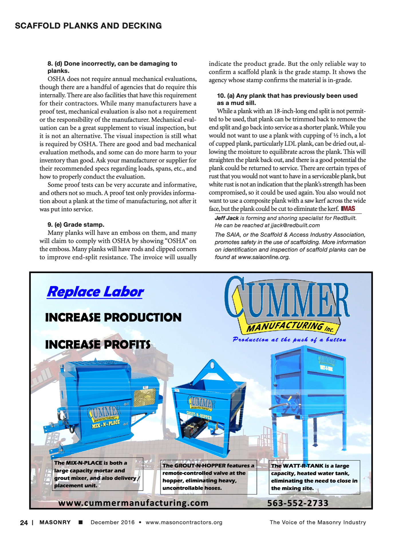 Masonry Magazine December 2016 Page. 27