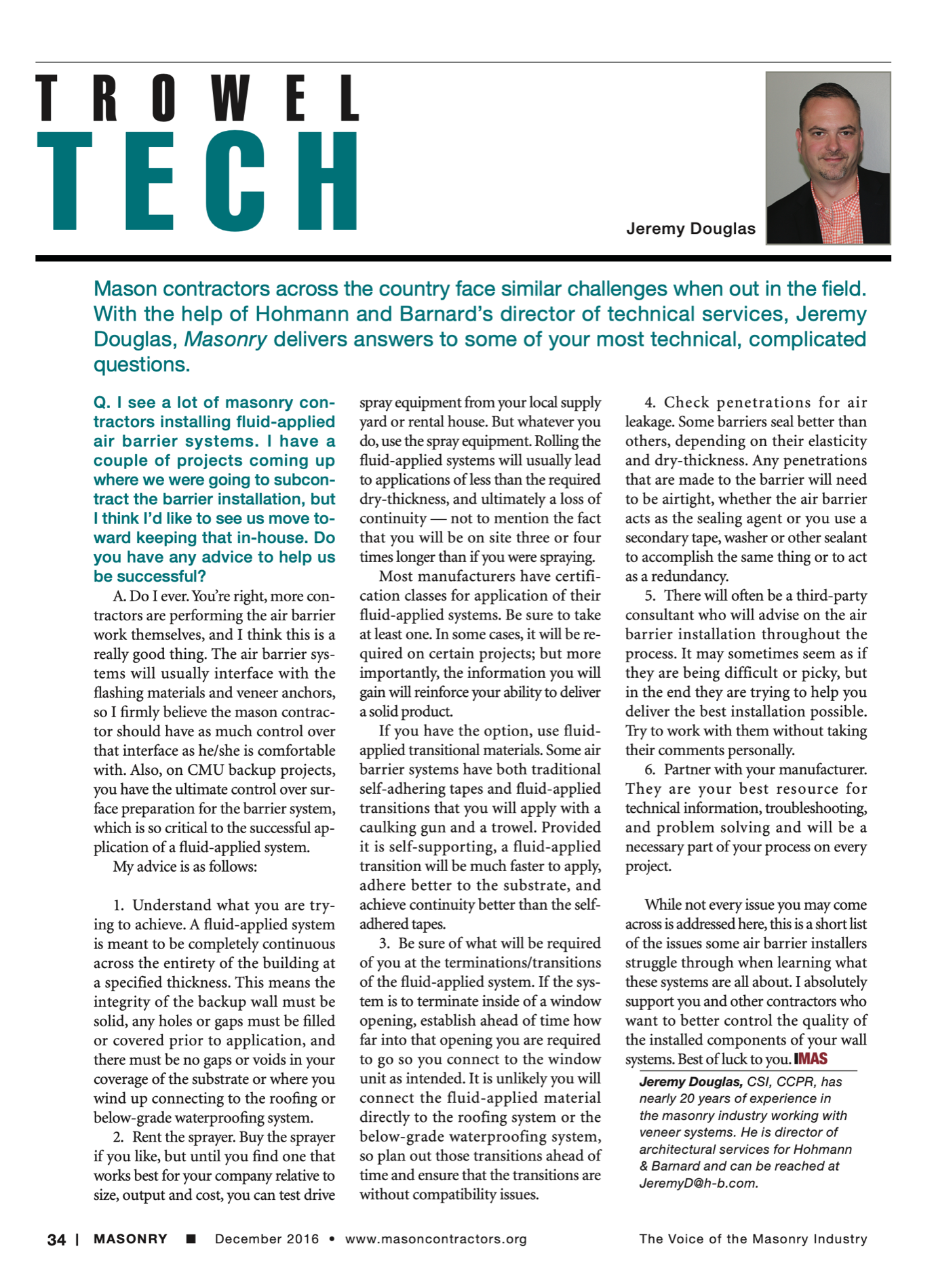 Masonry Magazine December 2016 Page. 37