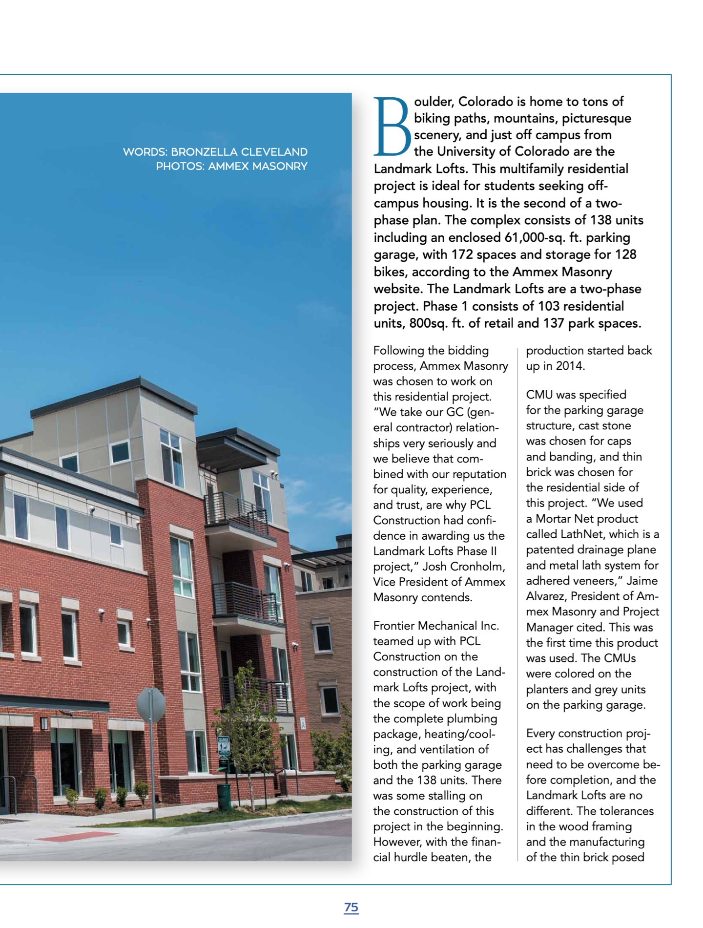 Masonry Magazine December 2017 Page. 75