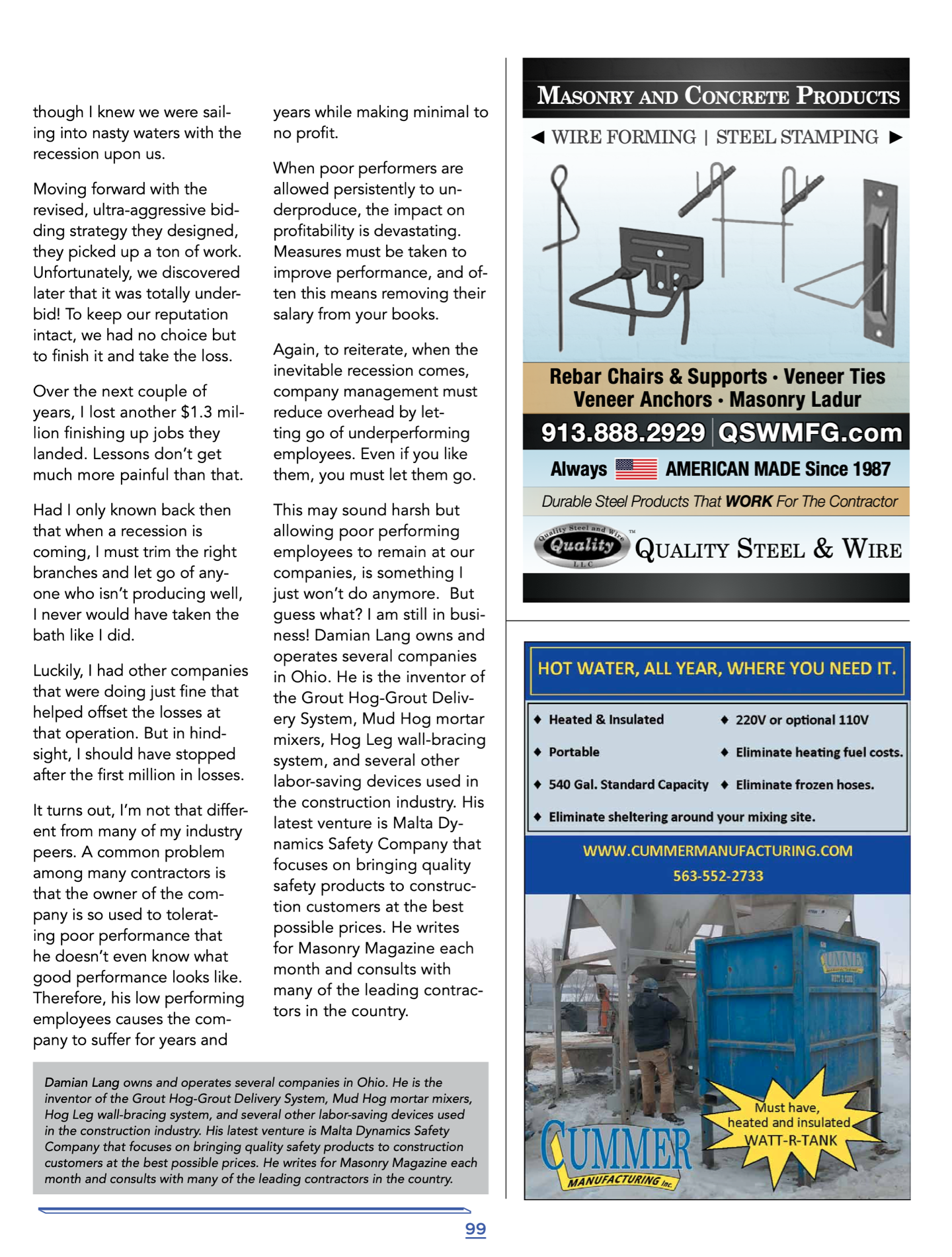Masonry Magazine December 2017 Page. 99