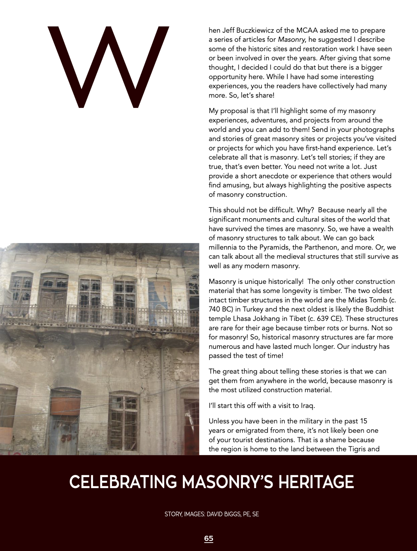 Masonry Magazine January 2017 Page. 65